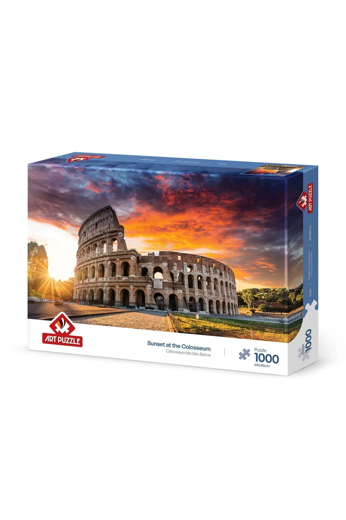 پازل غروب خورشید در کولوسئوم 1000 از ترکیه Art Puzzle