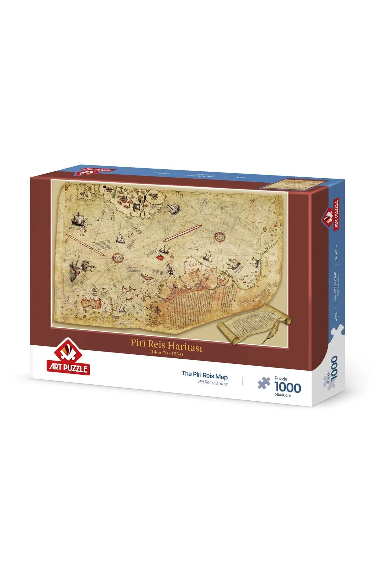 پازل 1000 تکه نقشه پیری ریس از ترکیه Art Puzzle