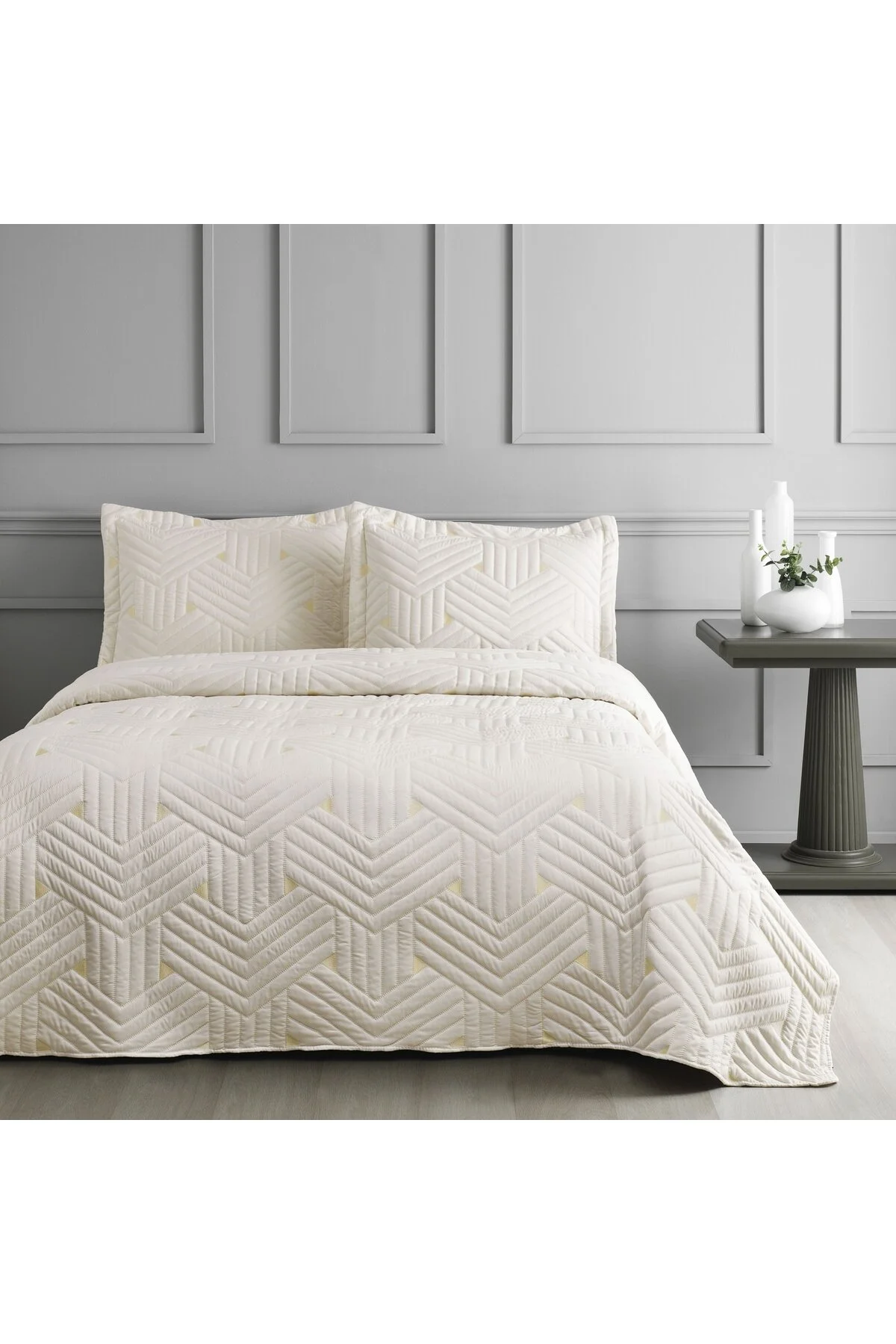 روتختی دو نفره سفید ست ویتا Linens