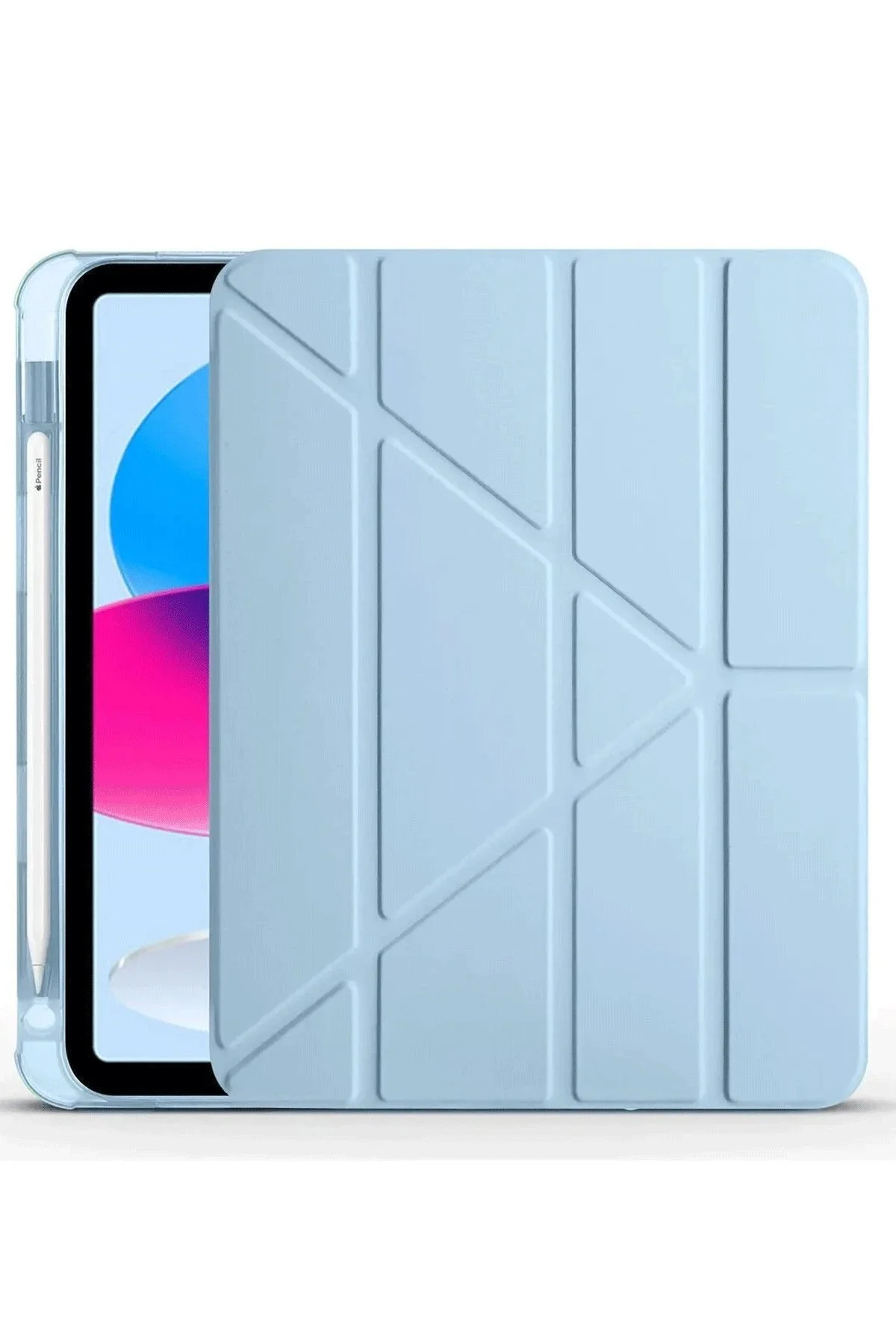کاور تبلت IPAD 10.9 نسل دهم CASE MARS TABLET با نگهدارنده قلم آبی noip