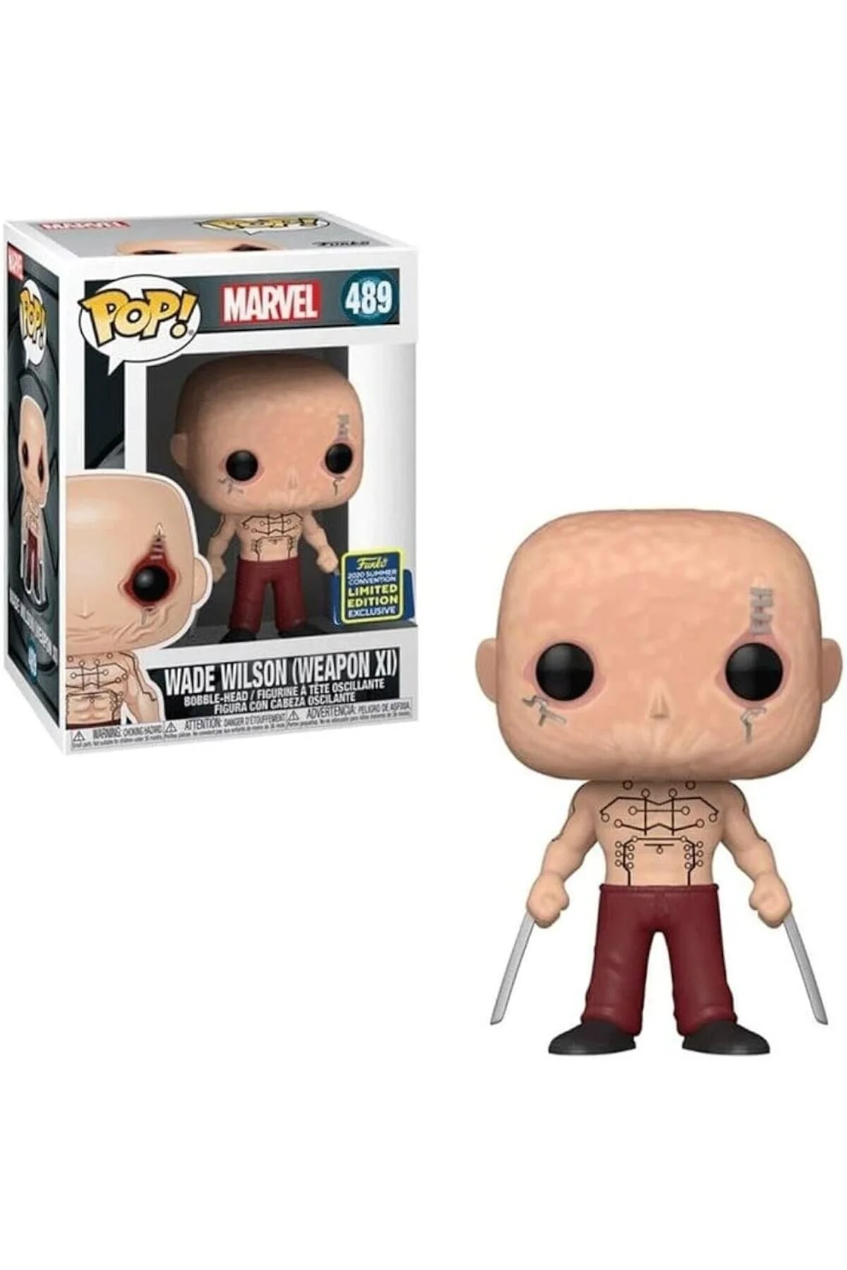فیگور MARVEL FUNKO POP 489 X MEN ORIGINS 48908 WADE WILSON SDCC2020 MASKOETİCARET
