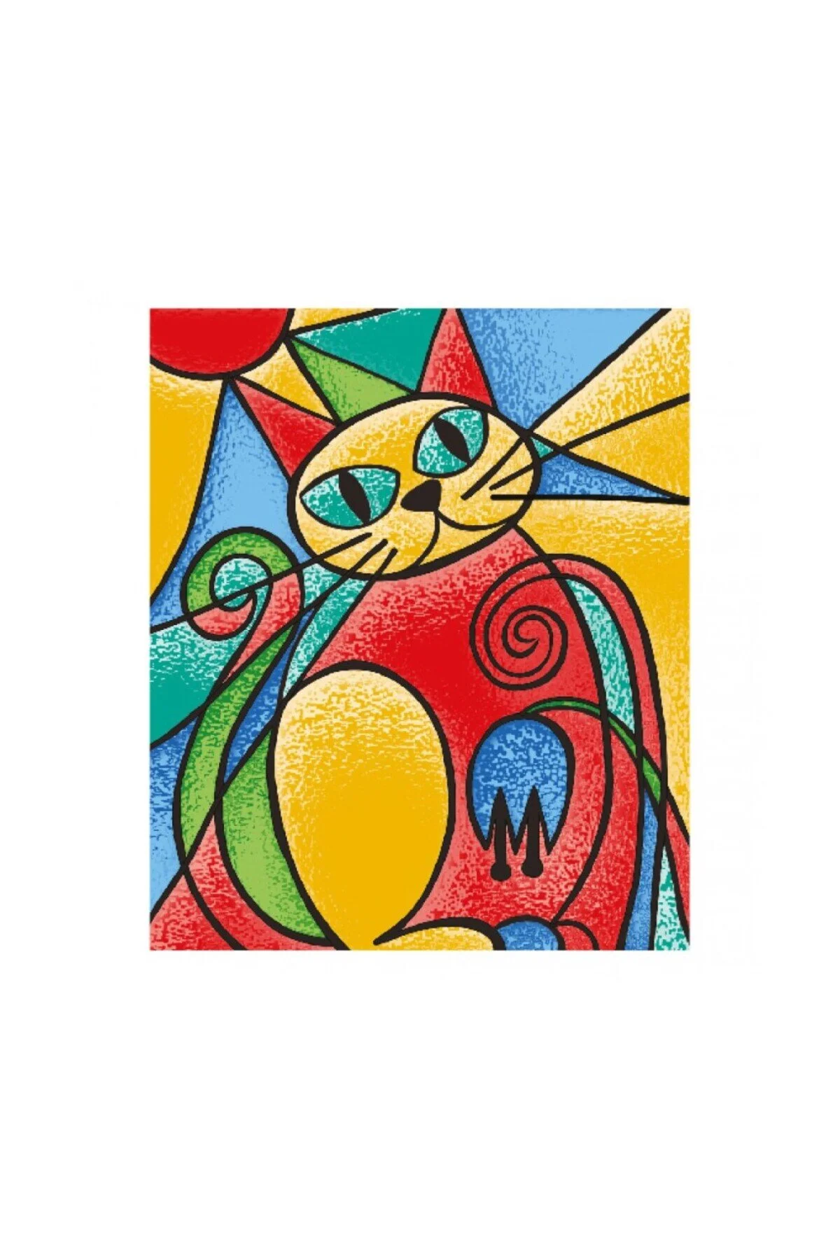 تشک پازل NESSIWORLD 5001 KUMTOYS GLASS STAINED PAINTING +6 سال NW NessiWorld