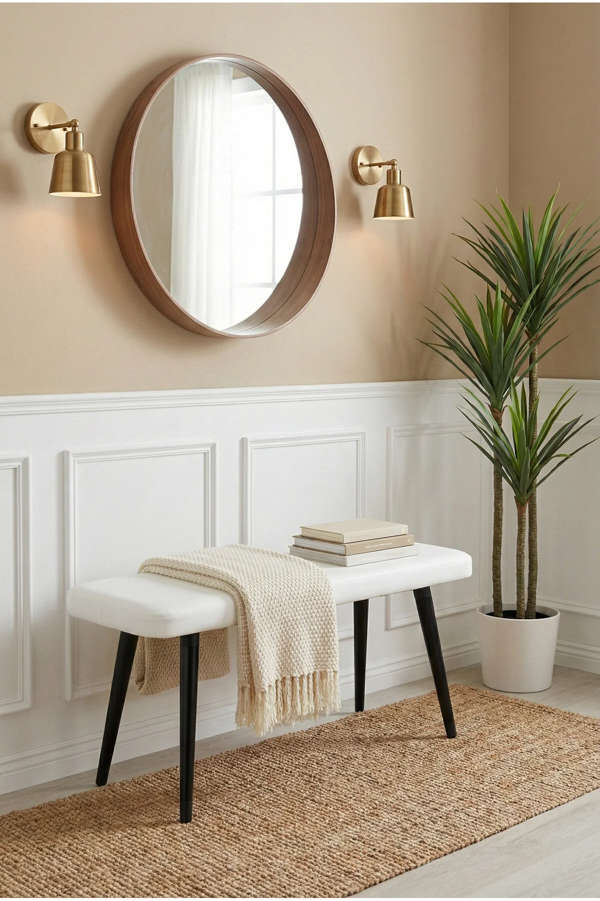 پاف و نیمکت بانک میز آشپزخانه چرمی چوبی EAMES VİLİNZE