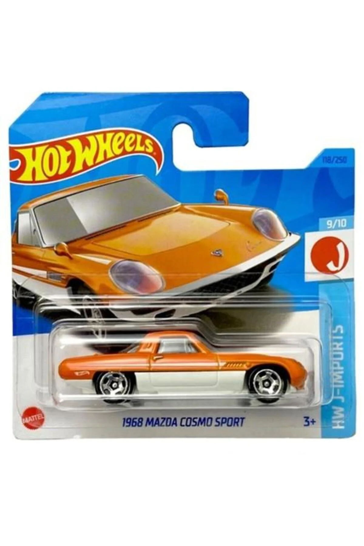 ماشین اسباب بازی های تک مزدا COSMO SPORT HKJ14 1968 HOT WHEELS