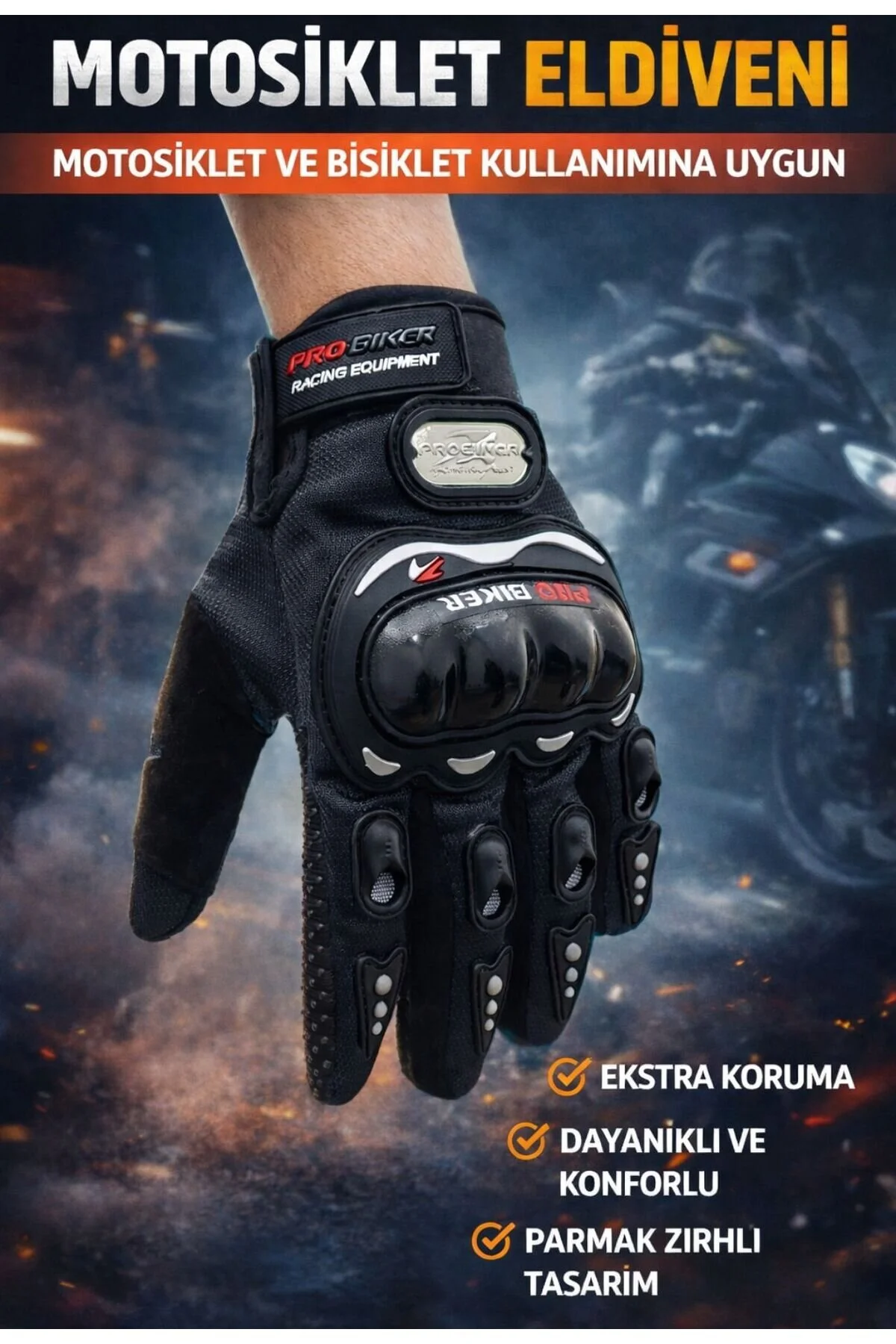 دستکش موتورسیکلت مردانه و زنانه موتور سیکلت BLUE BONE PROTECTED UNISEX MOTORCYCLE CYCLING GLOSES BELCO-TECH