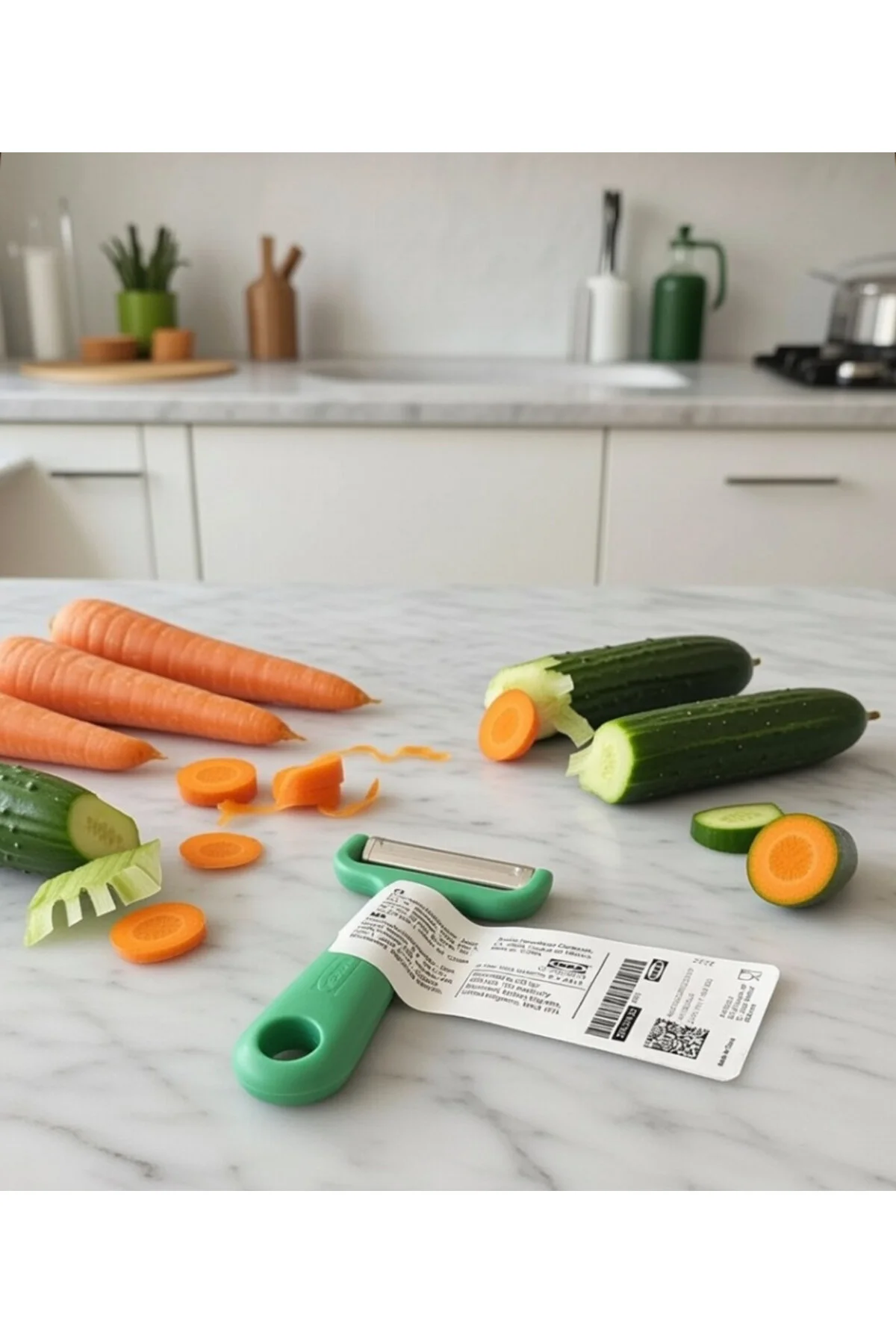 پوست‌کن سبز پوست کن لایه برداری Uppfylld + سیب زمینی  IKEA