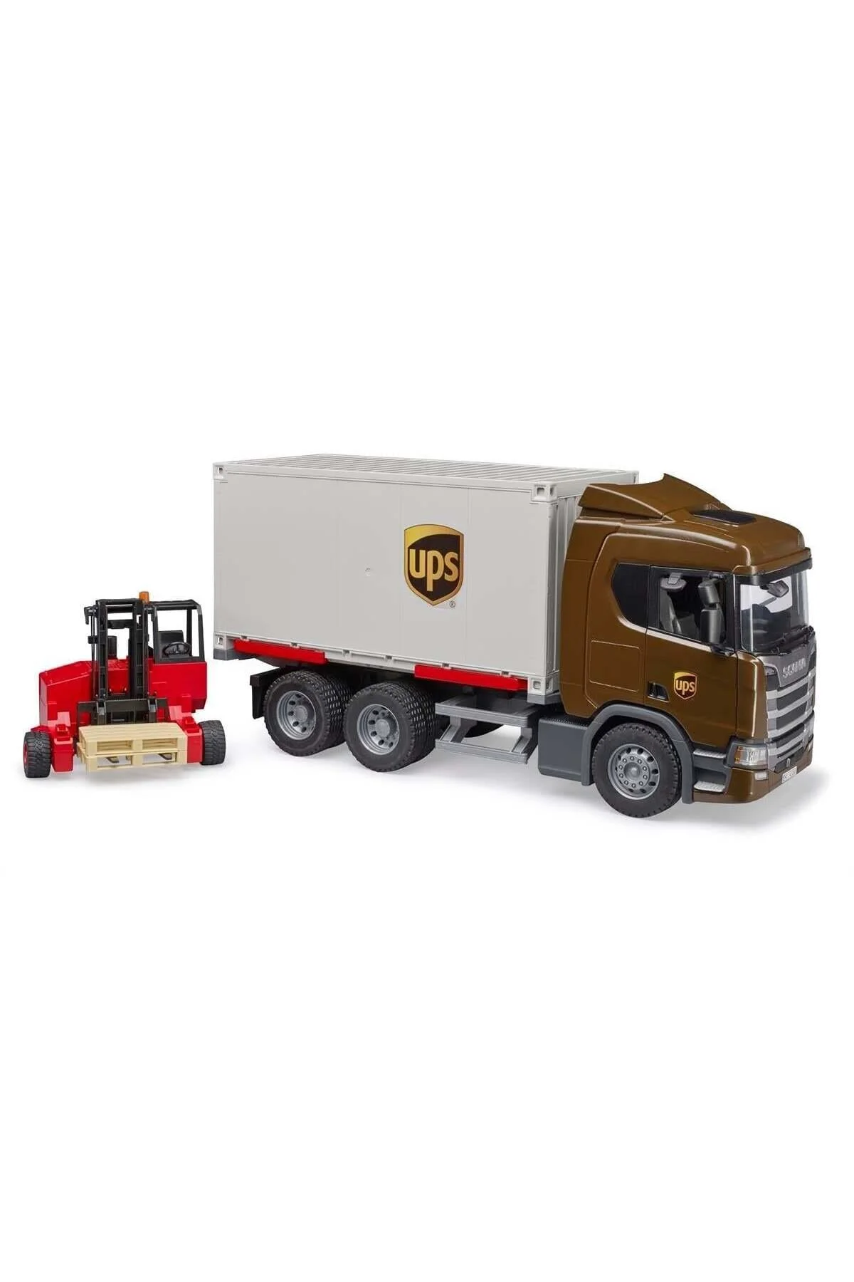 ماشین اسباب بازی باربری اسکانیا 560R UPS BR03582 Bruder