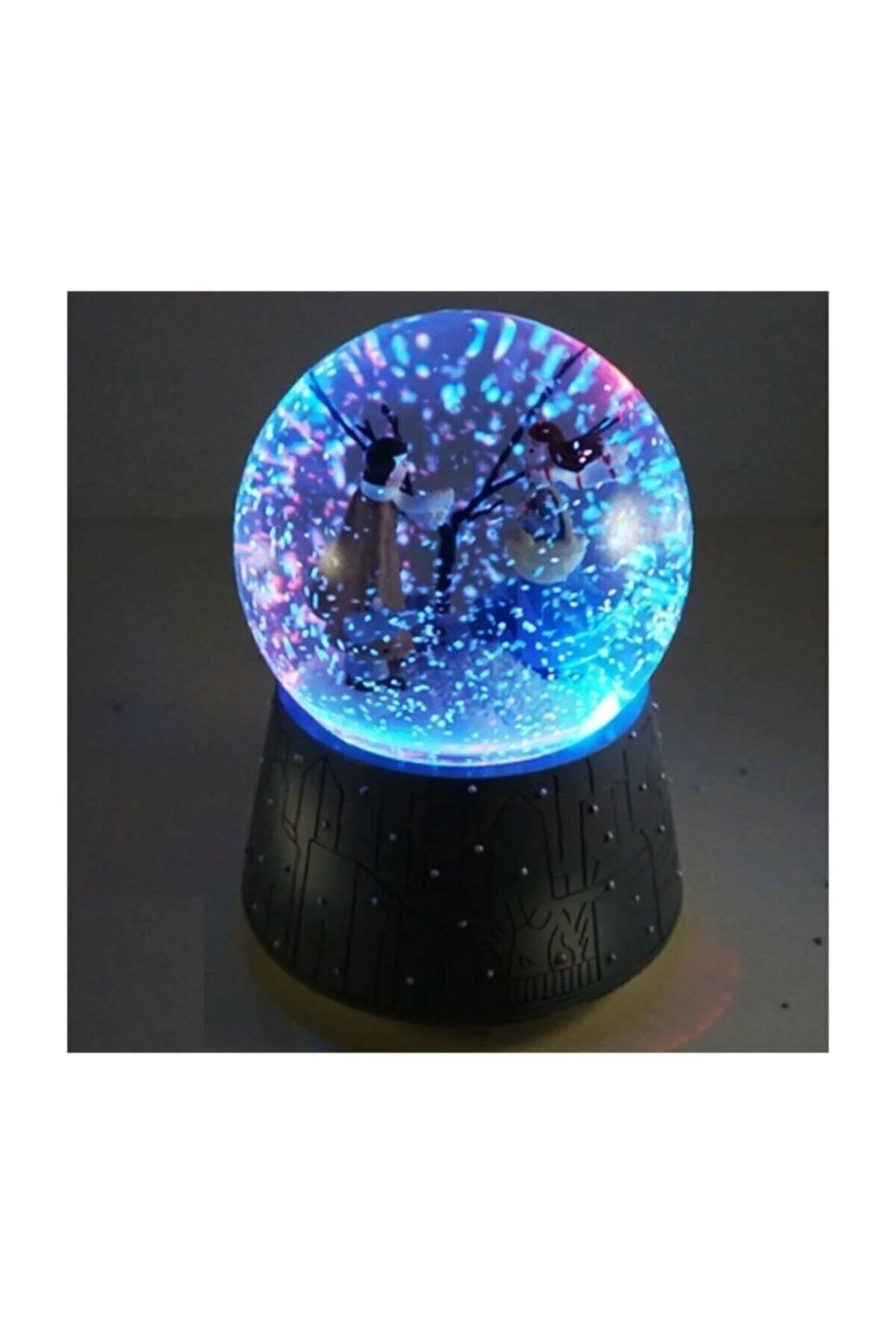 گوی برفی طرح عزیز SNOW GLOBE موزیکال سایز بزرگ از ترکیه by rk tasarım