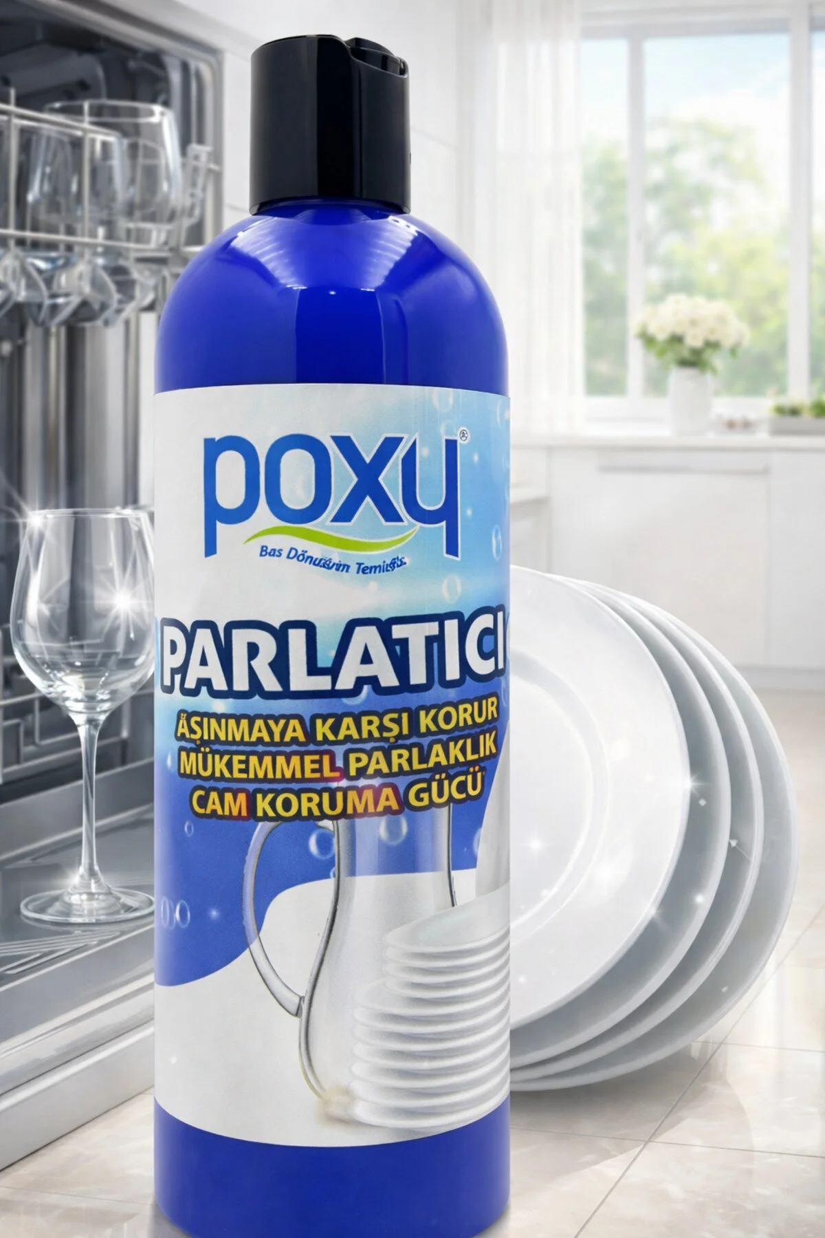 قرص و پودر ماشین ظرفشویی برایت 400 میلی لیتر Poxy