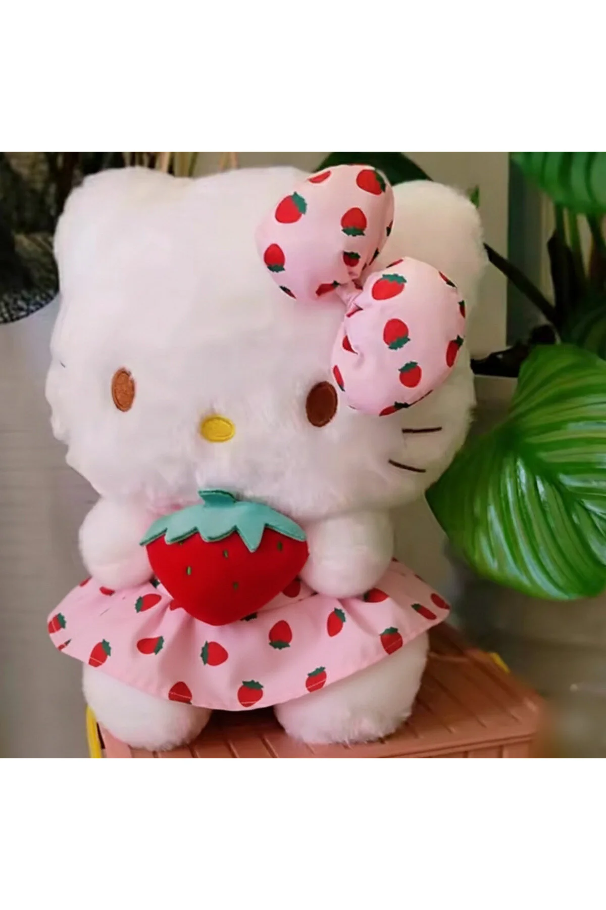 اسباب بازی های پشمی رنگ صورتی HELLOKITTY مخمل خواب دار نرم 30 سانتی متری هدیه NB market