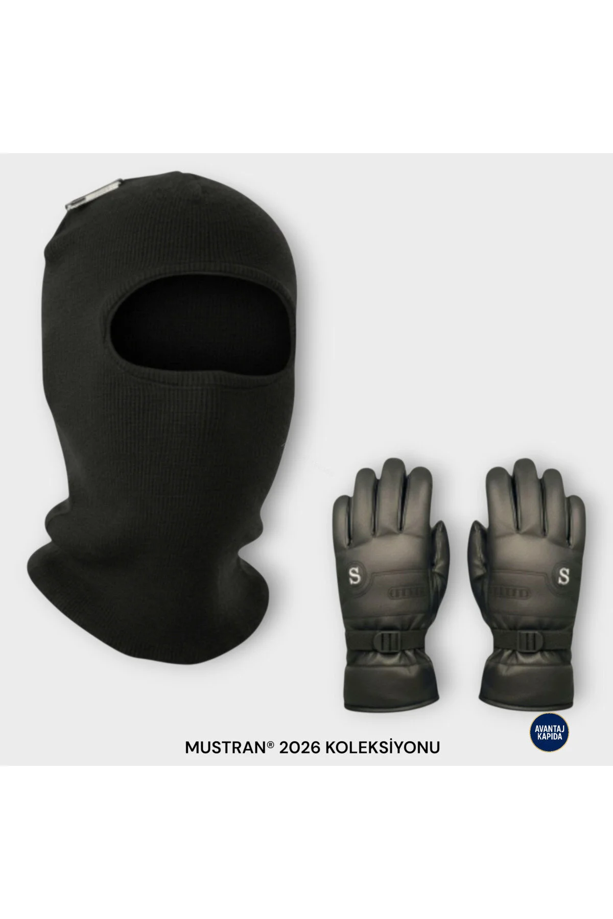 دستکش موتورسیکلت مردانه و زنانه ست زمستانی L XL | چرمی اسکی موتور سیکلت با خز داخل ماسک دو لایه حرارتی برف لمس کنید Mustran
