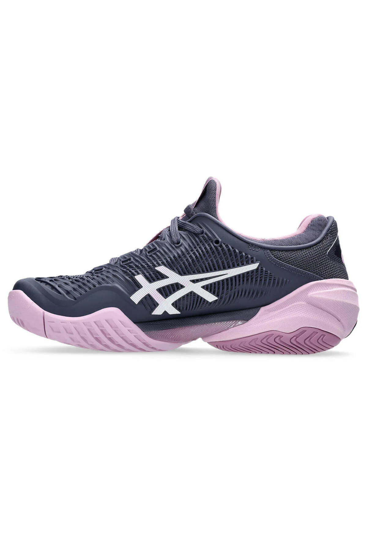کفش تنیس ورزشی مشکی زنانه دادگاه FF 3 بوردو 1042A220 500 آسیکس Asics