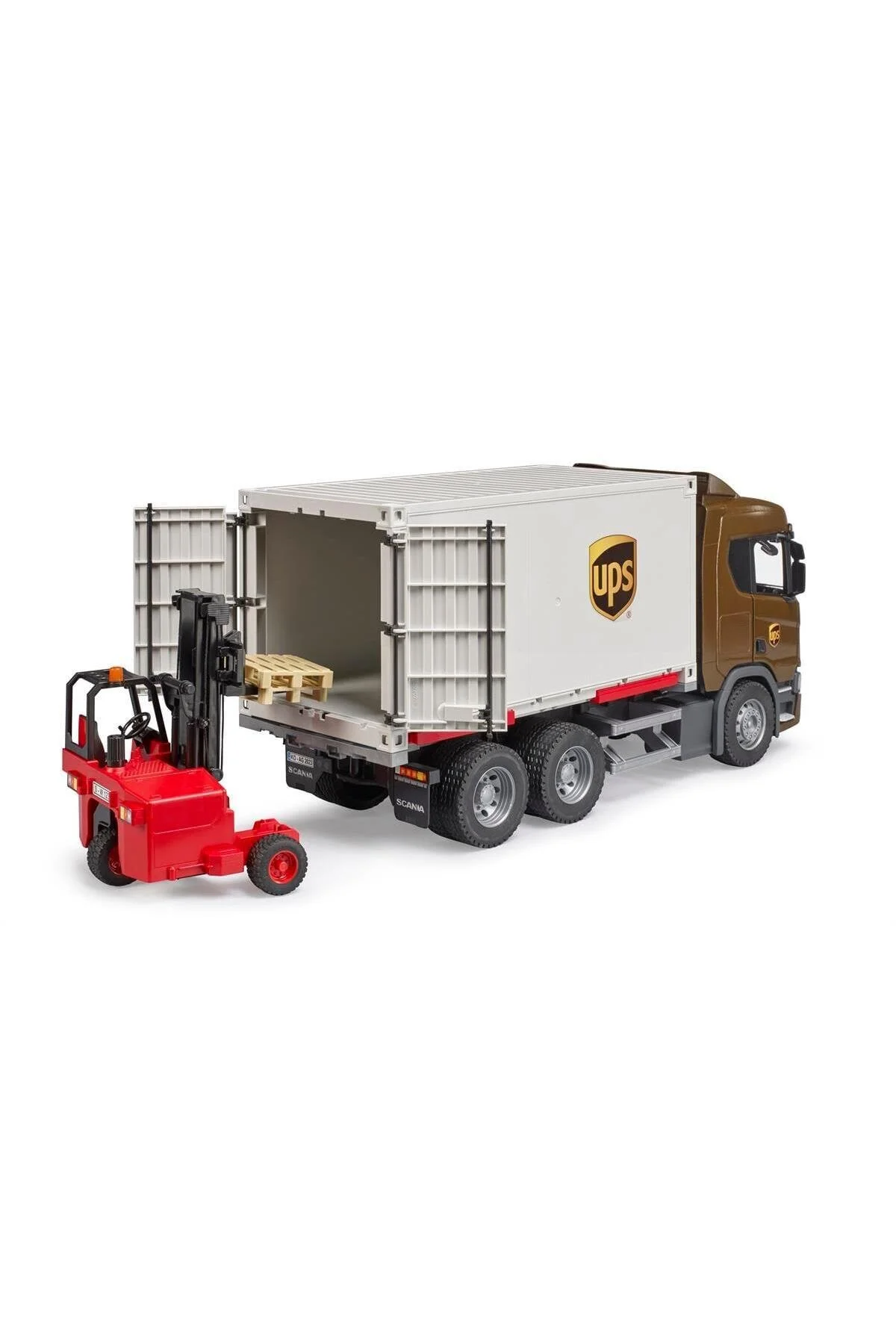 ماشین اسباب بازی باربری اسکانیا 560R UPS BR03582 Bruder