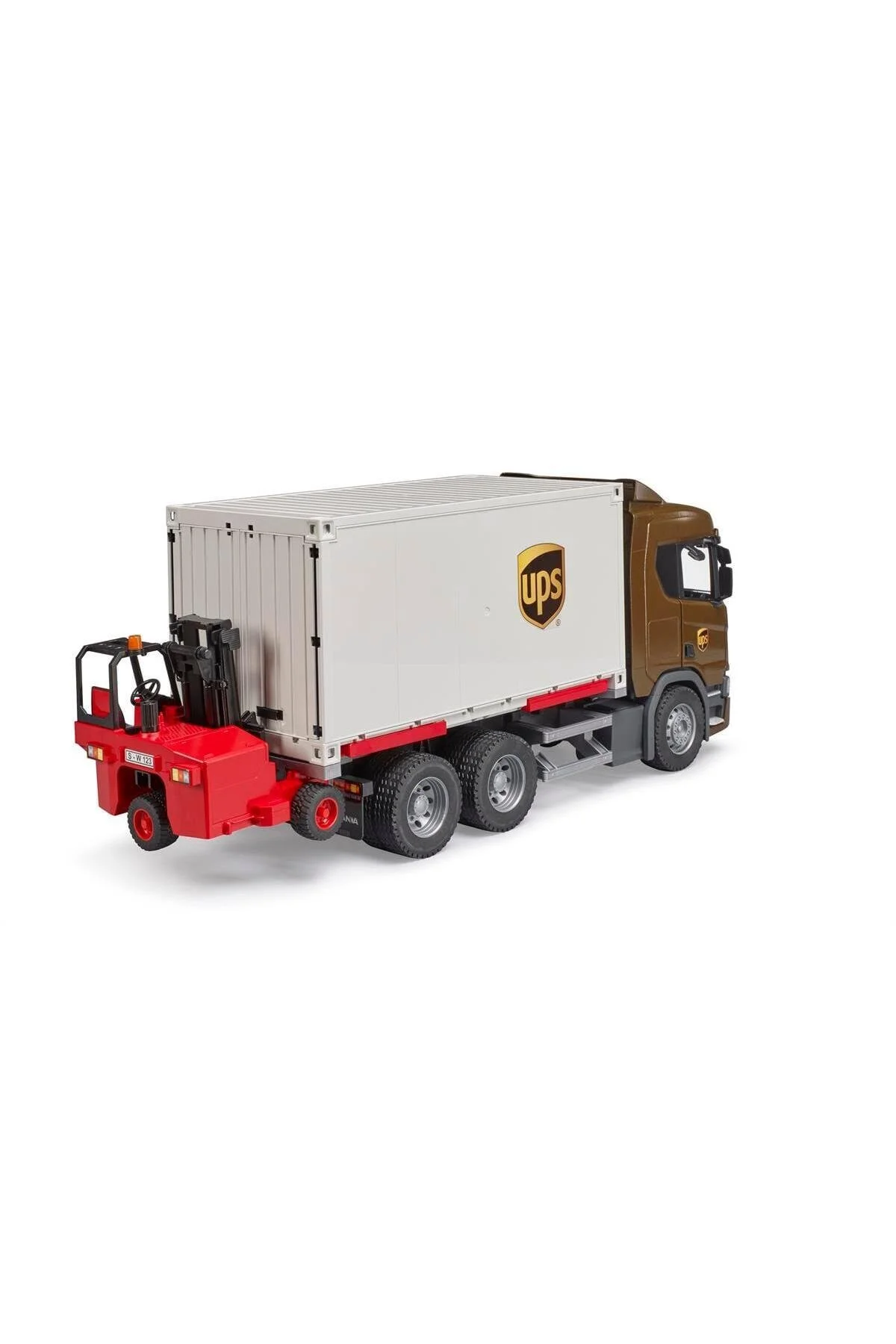 ماشین اسباب بازی باربری اسکانیا 560R UPS BR03582 Bruder
