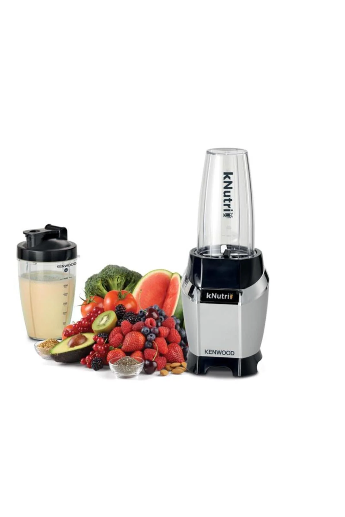ست مخلوط کن سیاه بلندر Bsp70180I 600 میل اسموتی Nutri  Kenwood
