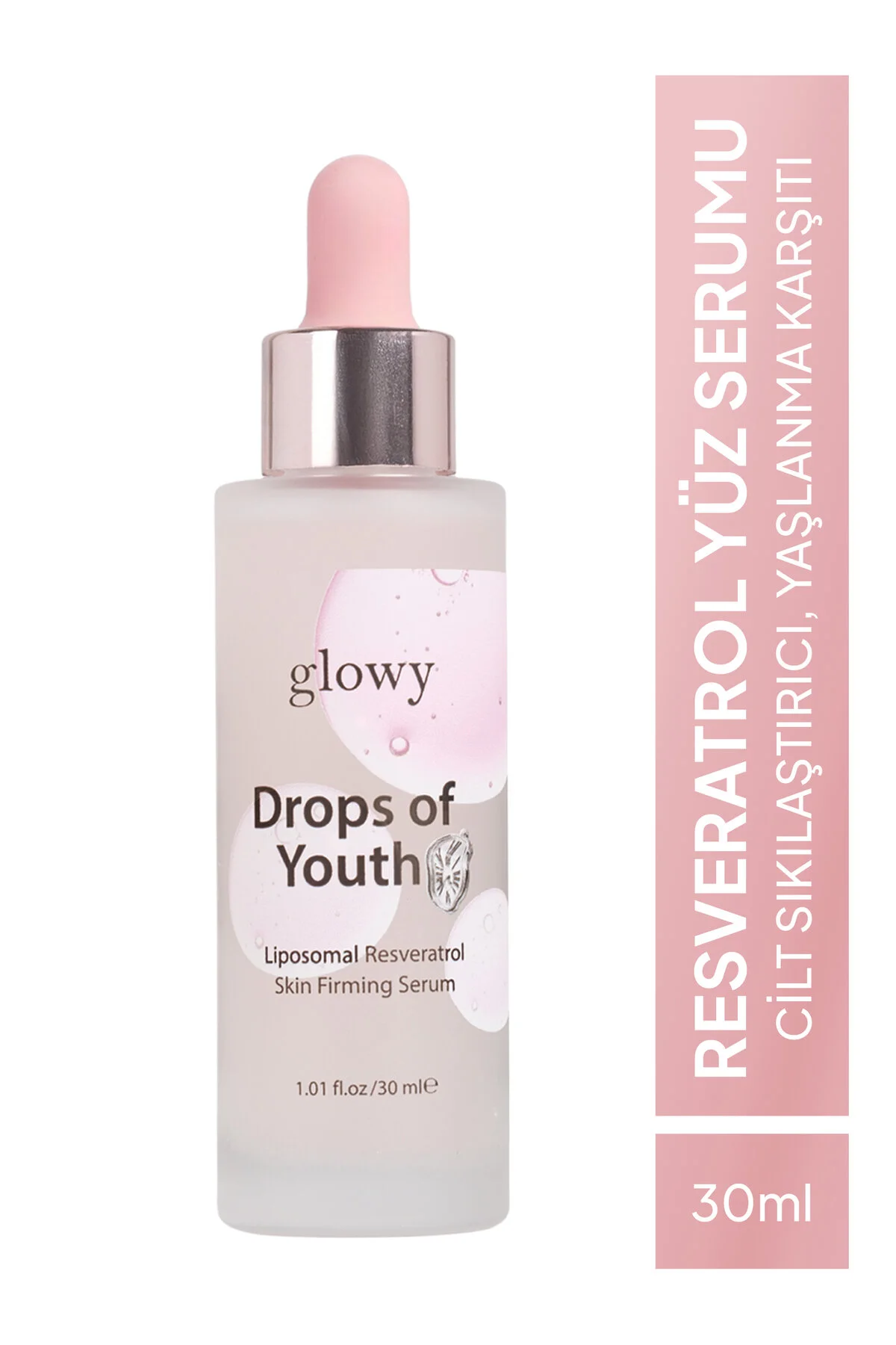 سرم پوست ضد پیری و سفت کننده صورت Drops of Youth با حجم 30 میلی لیتر GLOWY