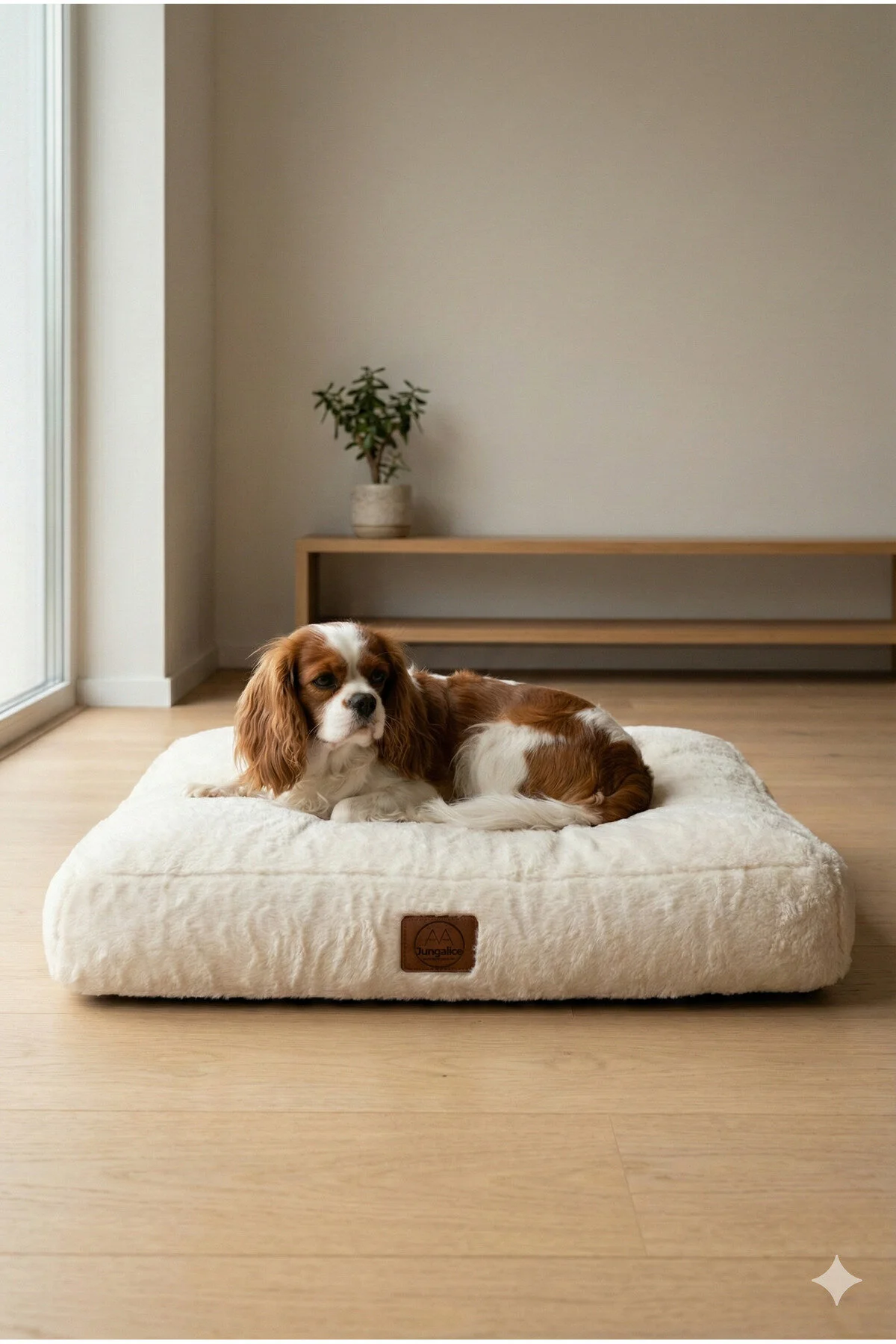 تخت گربه و سگ جای خواب حداکثر فوق العاده نرم غیر اسلیپ بستر راحت بالشتک زمین  Jungolica Pet Products