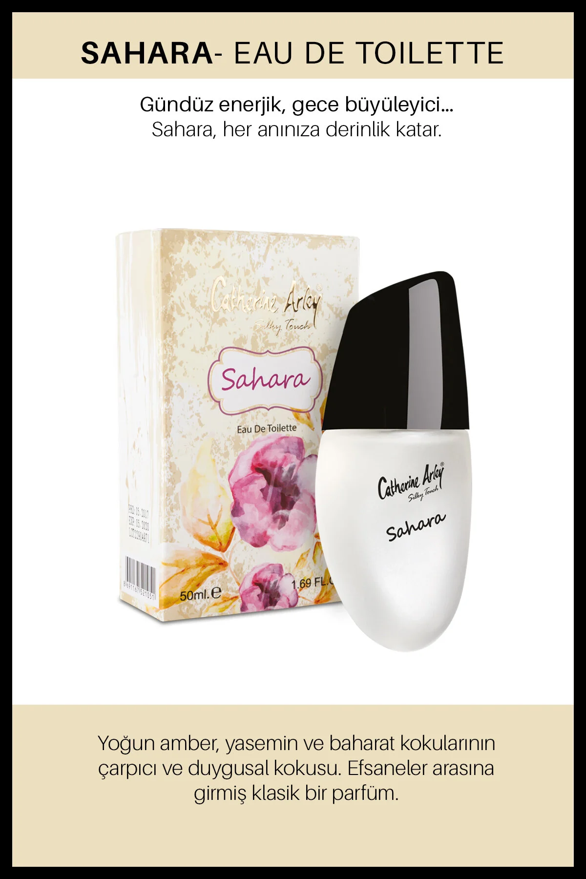 عطر SAHARA ادوتویلت 50 ML زنانه Catherine Arley