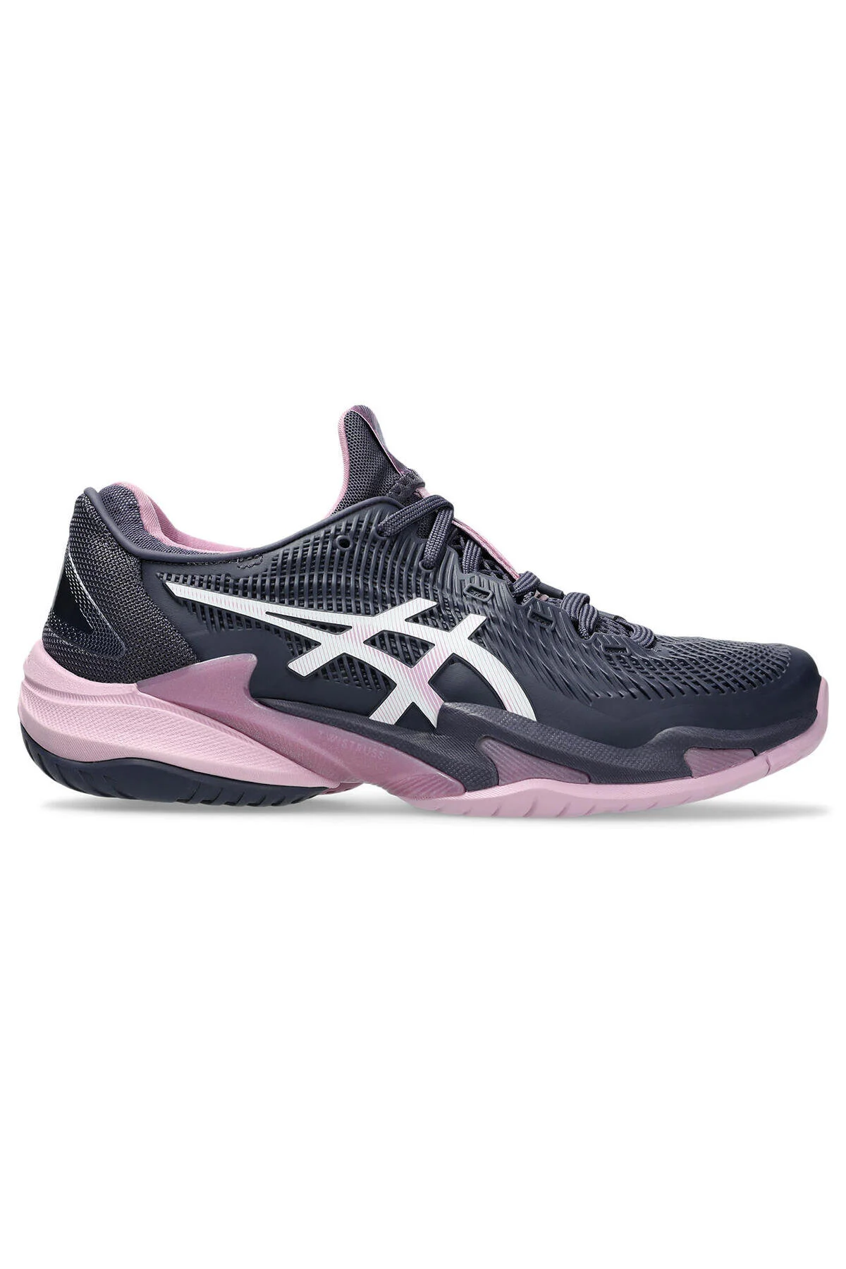 کفش تنیس ورزشی مشکی زنانه دادگاه FF 3 بوردو 1042A220 500 آسیکس Asics