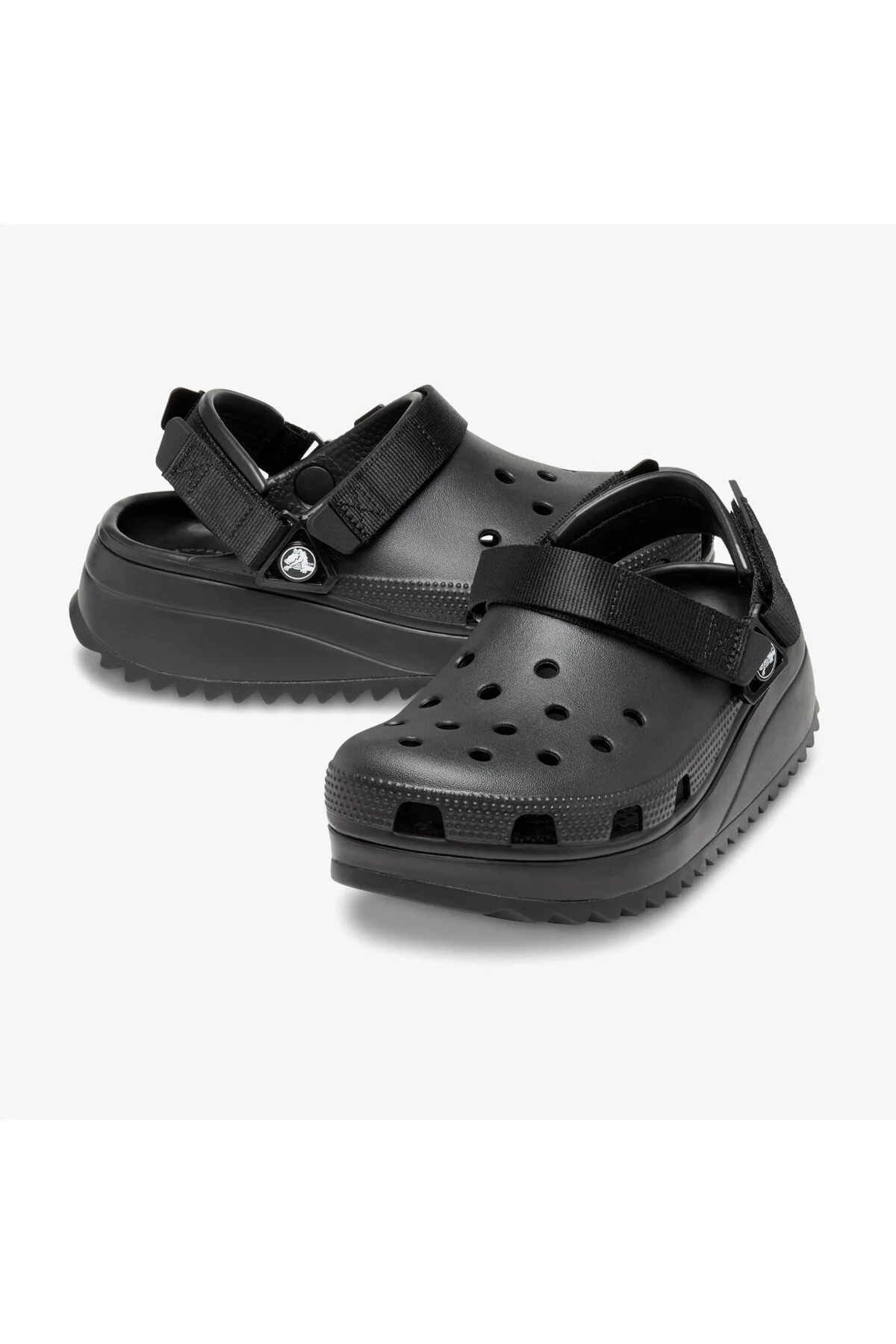 دمپایی زنانه سیاه کلاسیک شیره دار Crocs