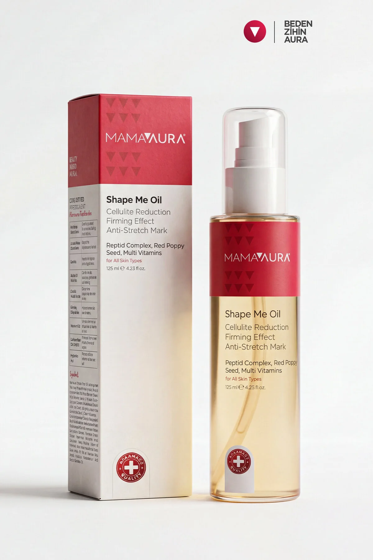 روغن ضد ترک و سلولیت MAMAAURA - Shape Me Oil 125 ml