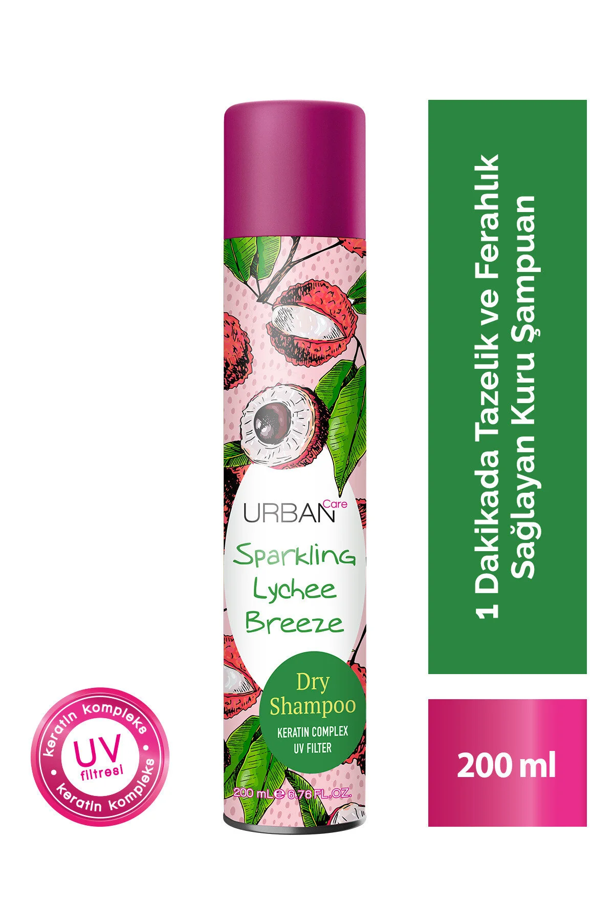 شامپوی خشک کن و نسیم LYCHEE VOLUME EAST Urban Care