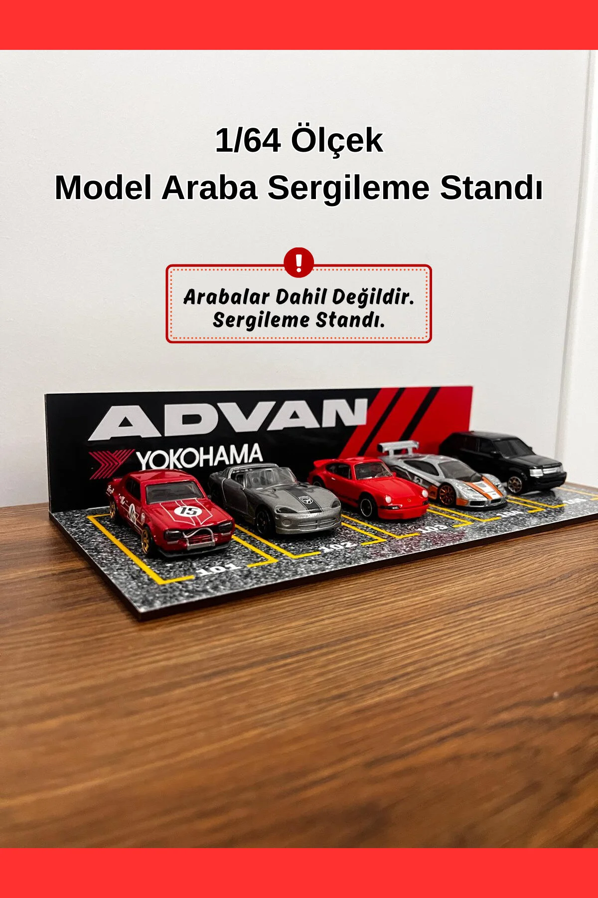 ماشین اسباب بازی ADVAN 1 64 SCALE CAR DIORAMA 5 وسیله نقلیه HOT WHEELS