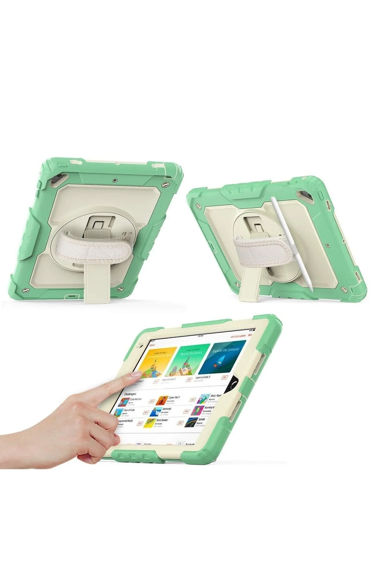کاور تبلت IPAD 5. نسل 6 سازگار 9.7 اینچ Fuchsia