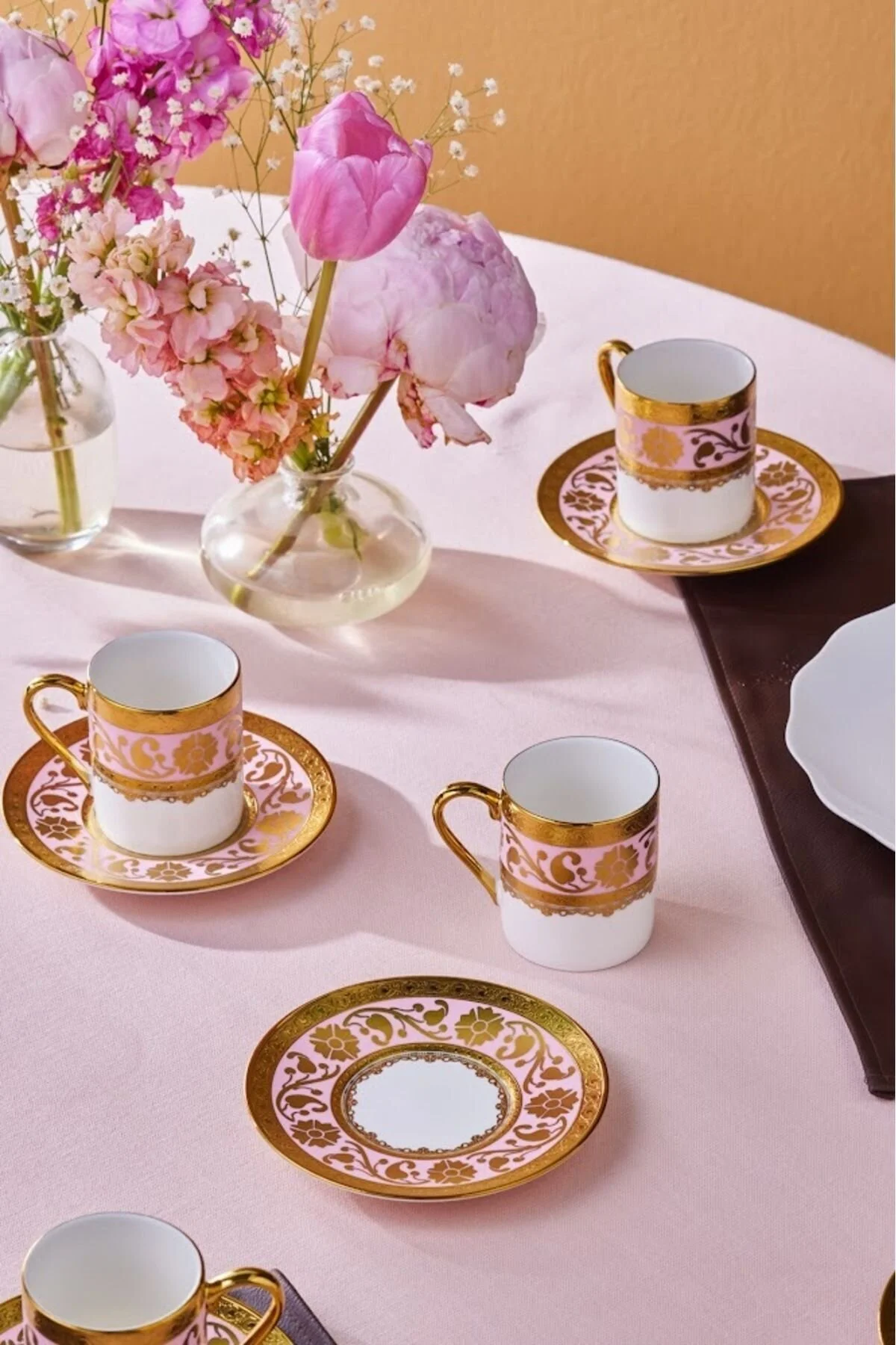 فنجان قهوه 6 PERSON COFFEE CUPKED PINK 90 میلی لیتر Karaca
