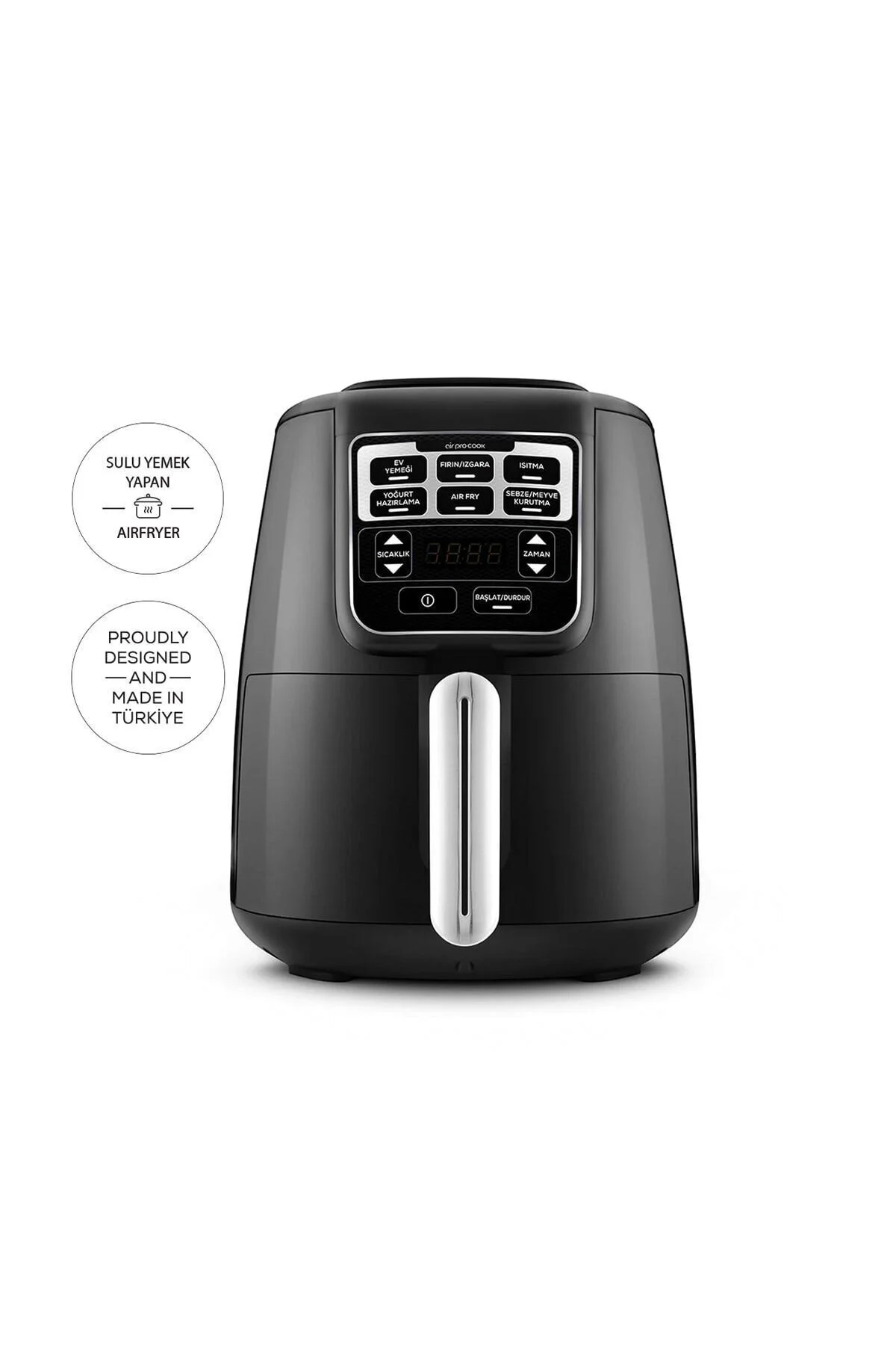 سرخ کن نود هوا پز وسرخ سخنگوی Air Pro Cook Xl 2 In 1 Airfryer کاراجا Karaca