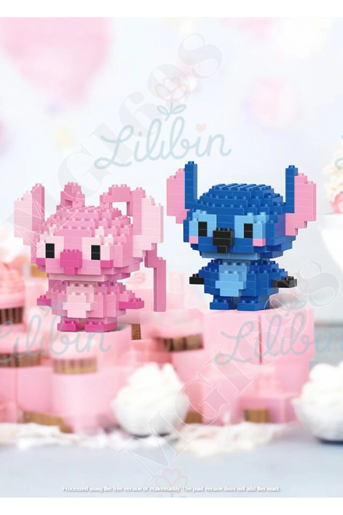 پازل سه بعدی مجموعه 2 عددی اره منبت کاری مویی BRICKS STITCH AND ANGEL Lilibin