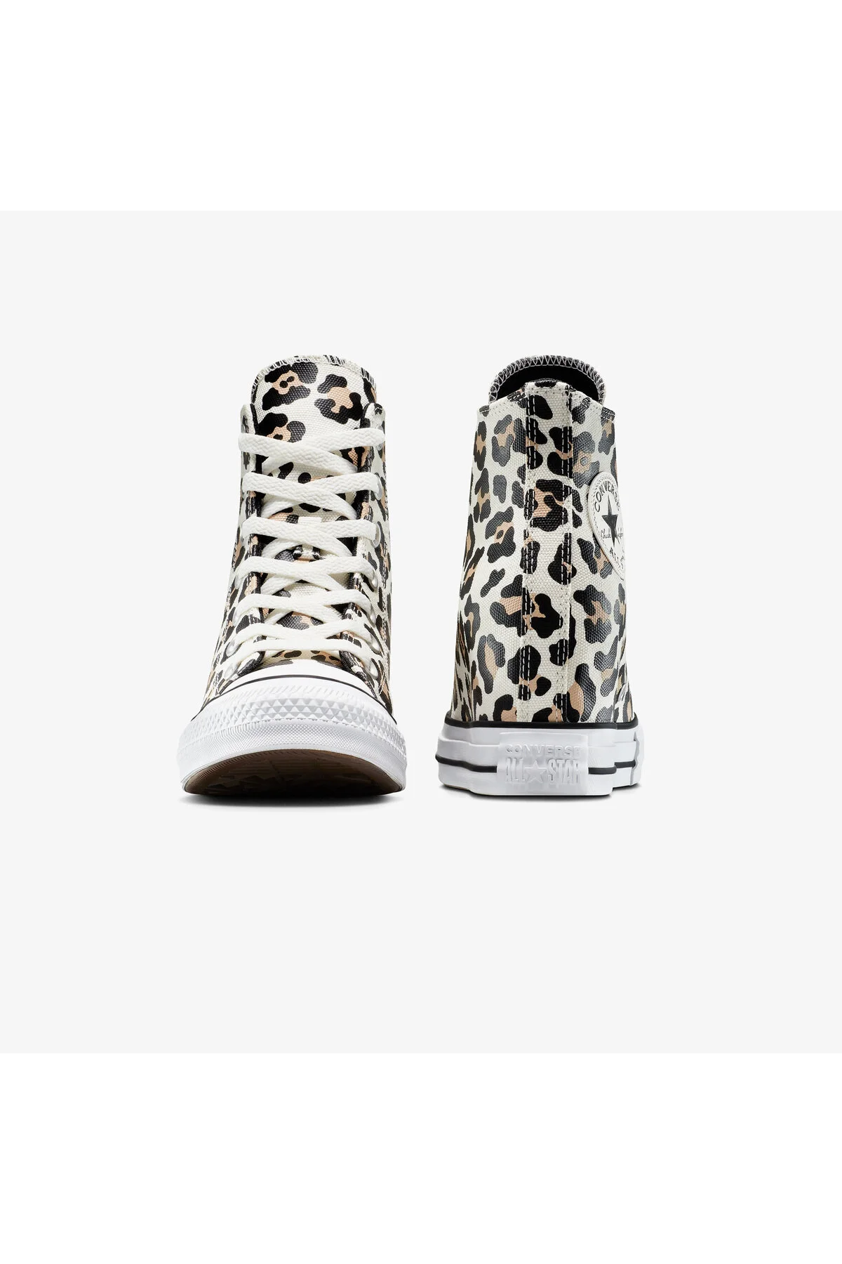 اسنیکر کفش کتانی کرم زنانه چاک تیلور ALL STAR PLATFORM WEDGE کانورس Converse