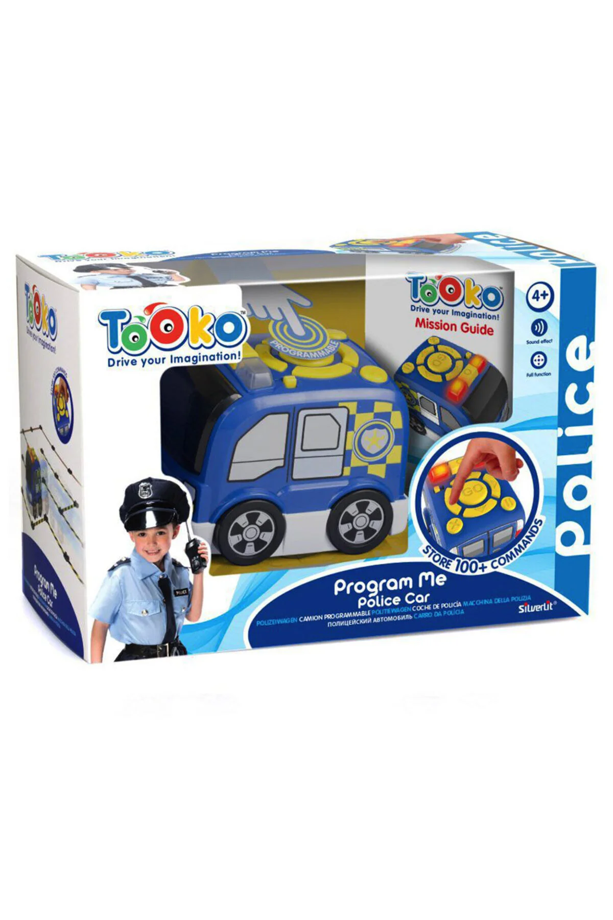 ماشین اسباب بازی مجموعه TOOKO PROGRAMMABLE POLICE VEHICLE رده بازی: های ورزشی Genel Markalar