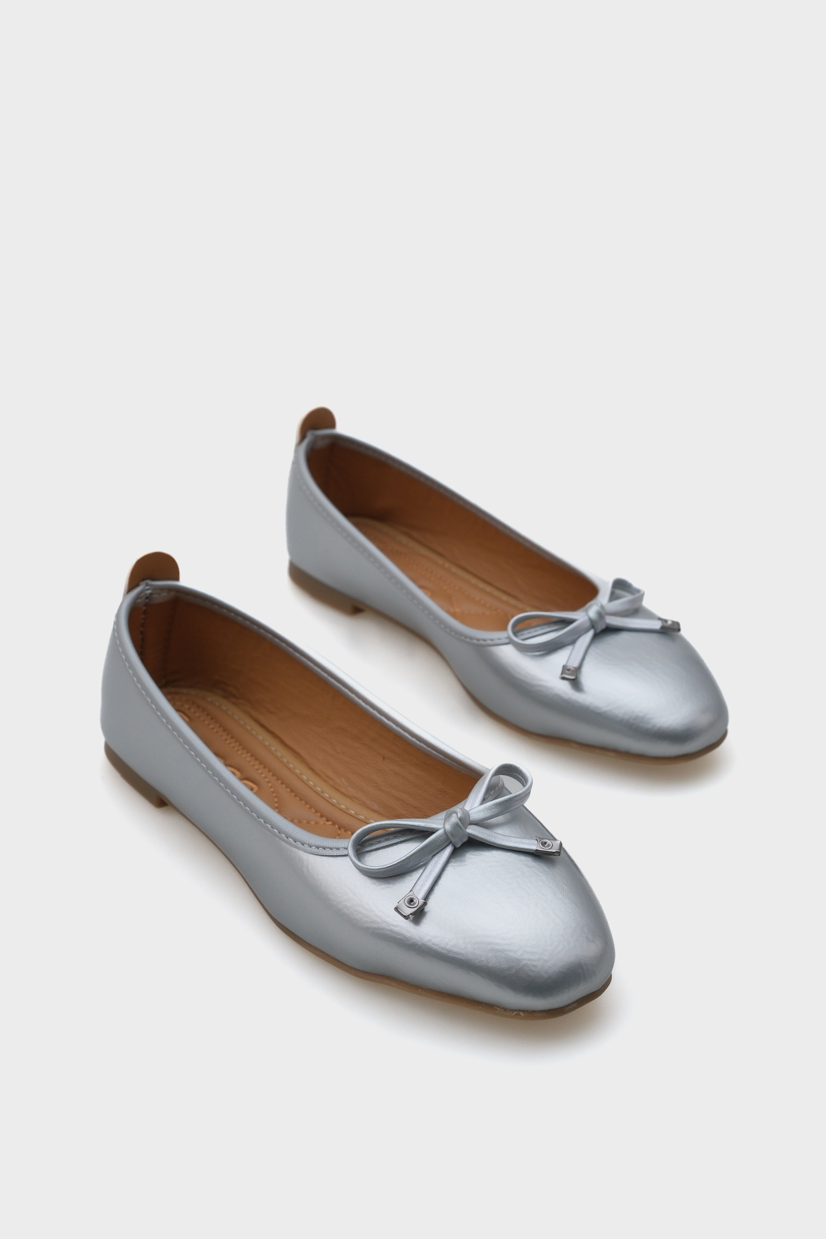 بابیت نقره‌ای زنانه Hana Trend الگوی چروک Capone Outfitters - Capone Outfitters - کاپونه اوتفیلتر - آپارتمان باله