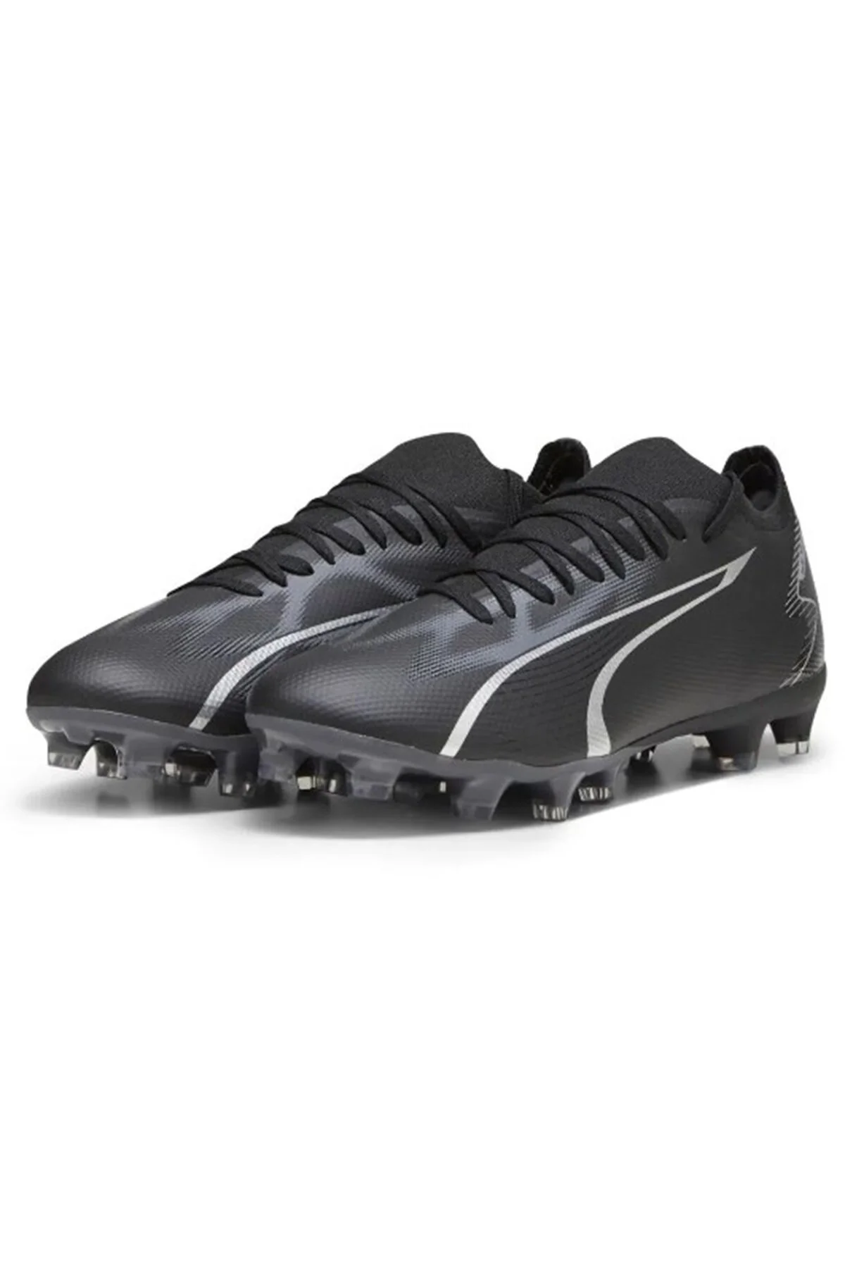 کفش چمن مصنوعی داخلی مردانه ULTRA MATCH FG AG 107347 نیمه حرفه ای کرامپون سیاه پوما Puma
