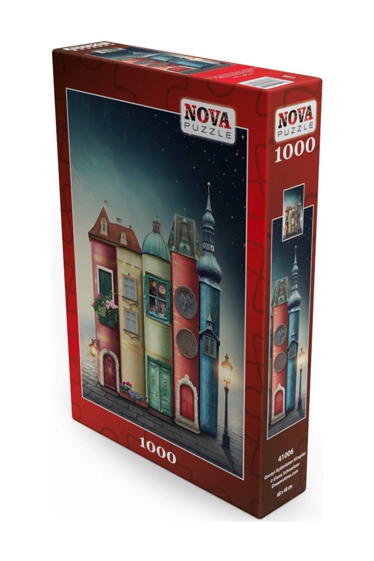 پازل NOVA 1000 کتاب روشنایی معما شب النا شوویتزر نوا اورجینال Nova Puzzle
