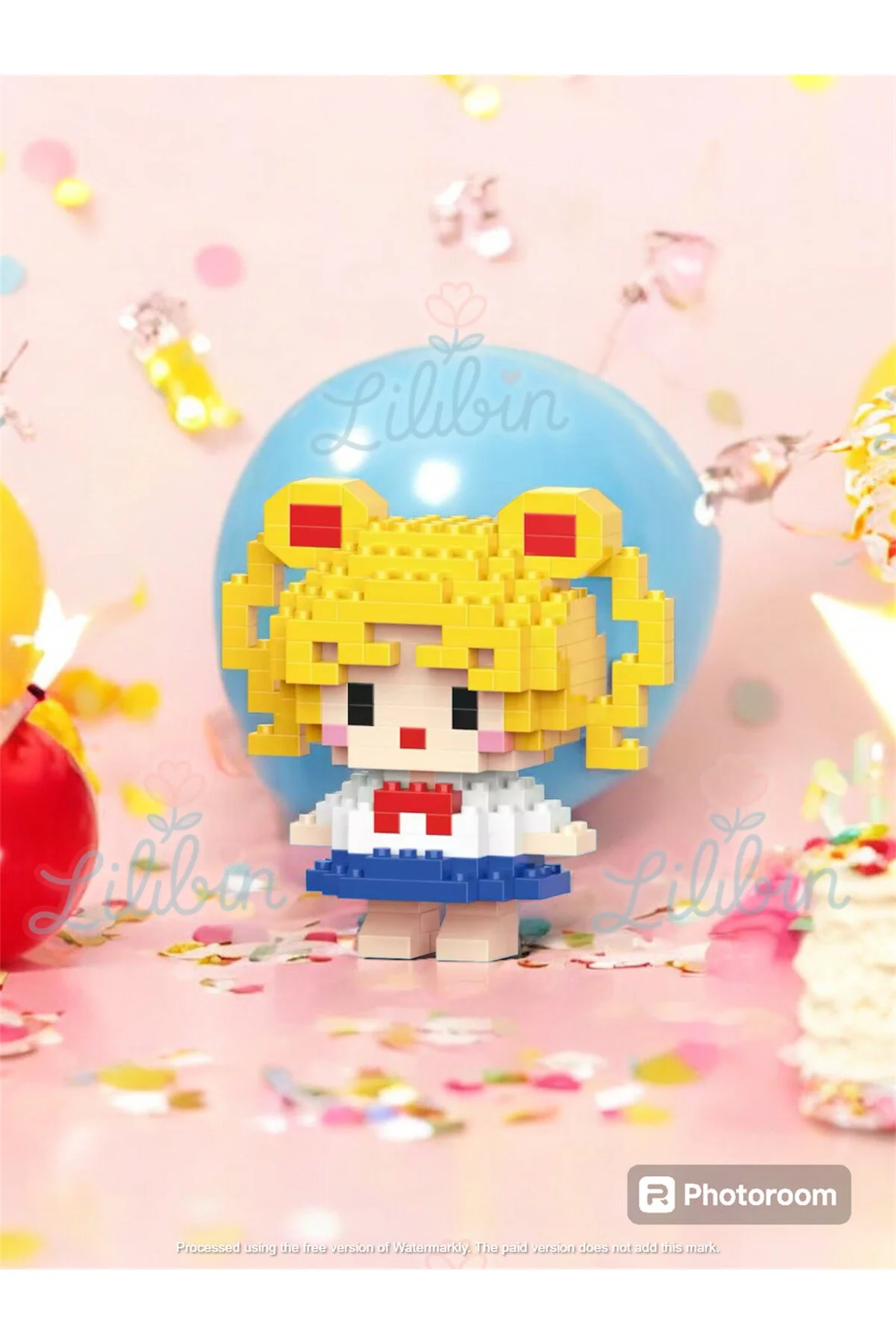 پازل سه بعدی هدیه اره منبت کاری مویی SAILOR MOON Lilibin