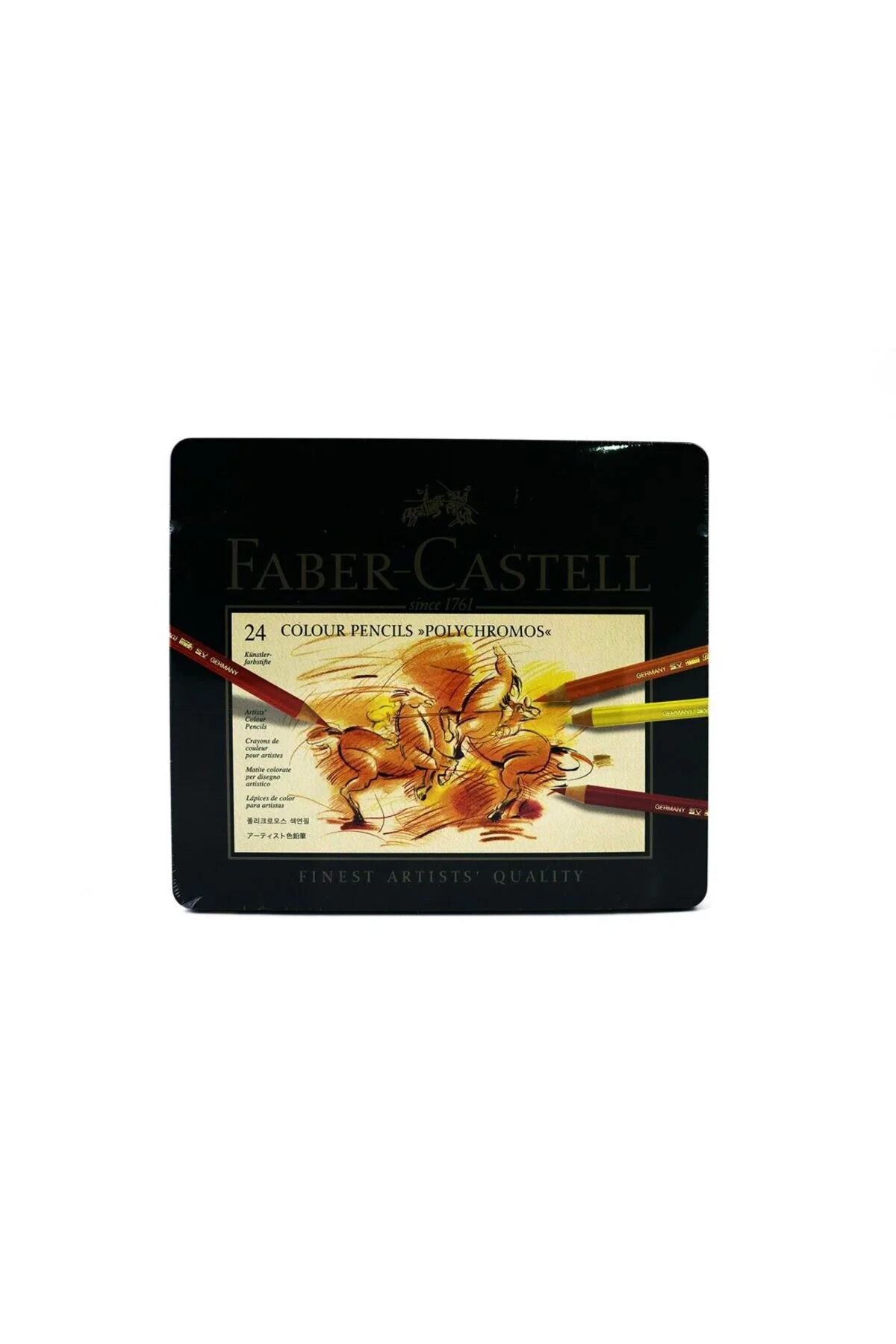 Faber Castell رنگ خشک پلی کروموس 24
