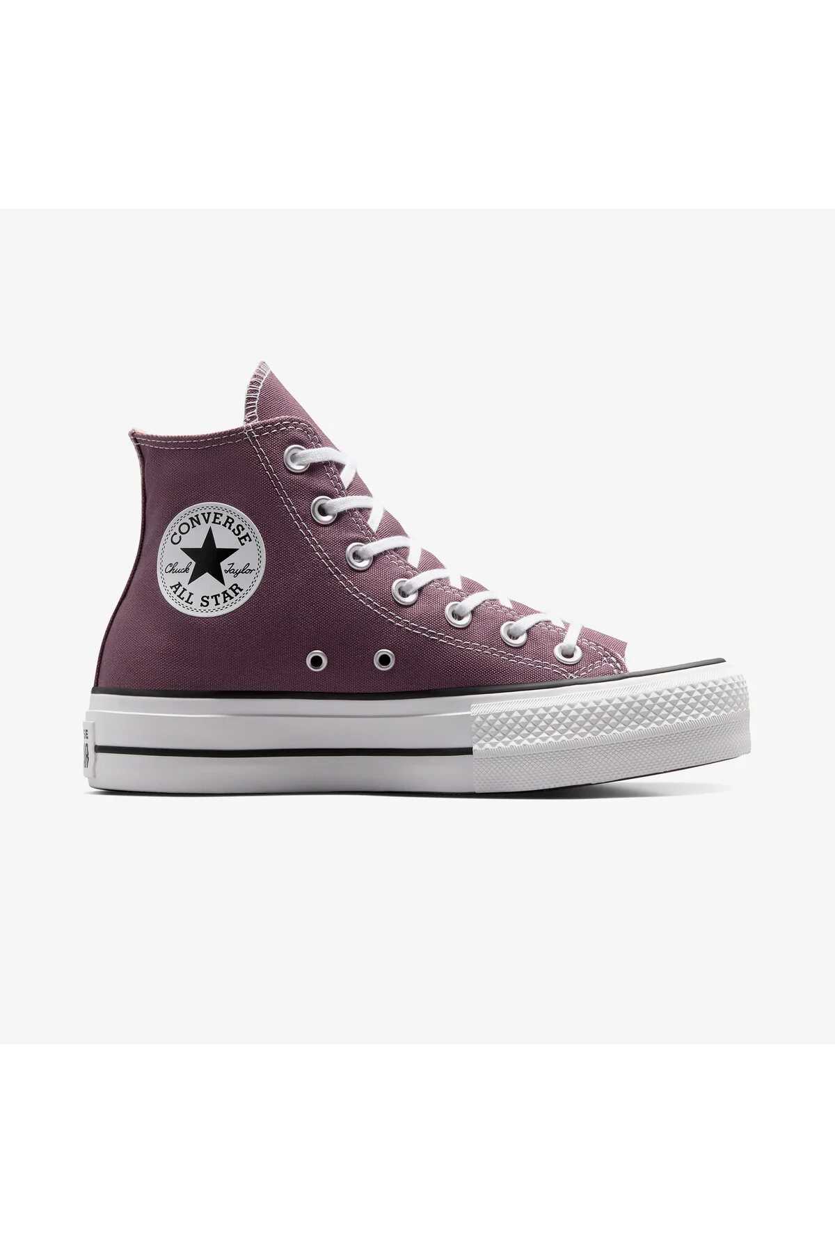 کفش اسنیکر روزمره زنانه بورگوندی Converse Chuck Taylor All Star Lift A10646C