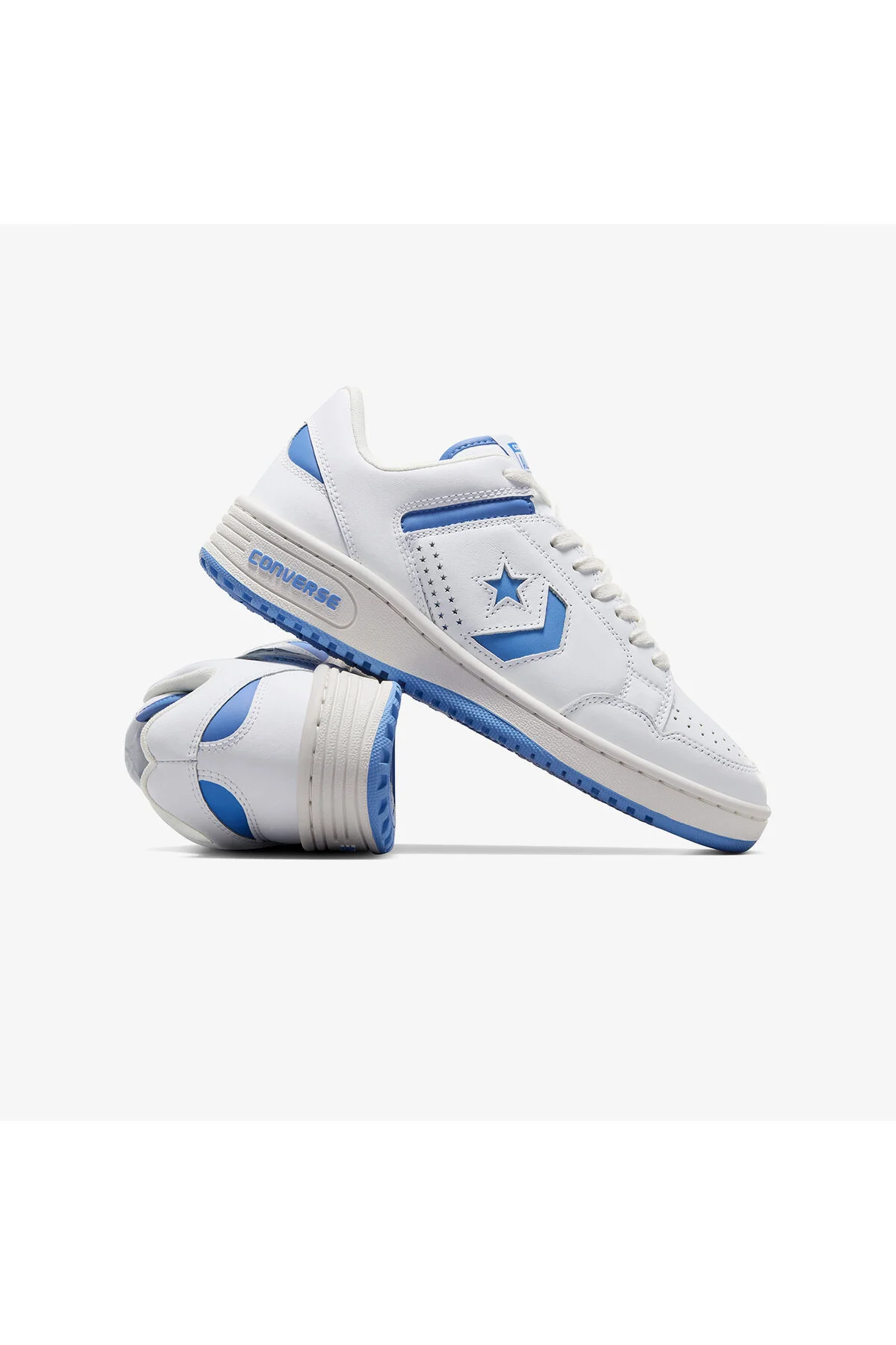 اسنیکر کفش کتانی چرمی سفید یونیسکس کانورس Converse