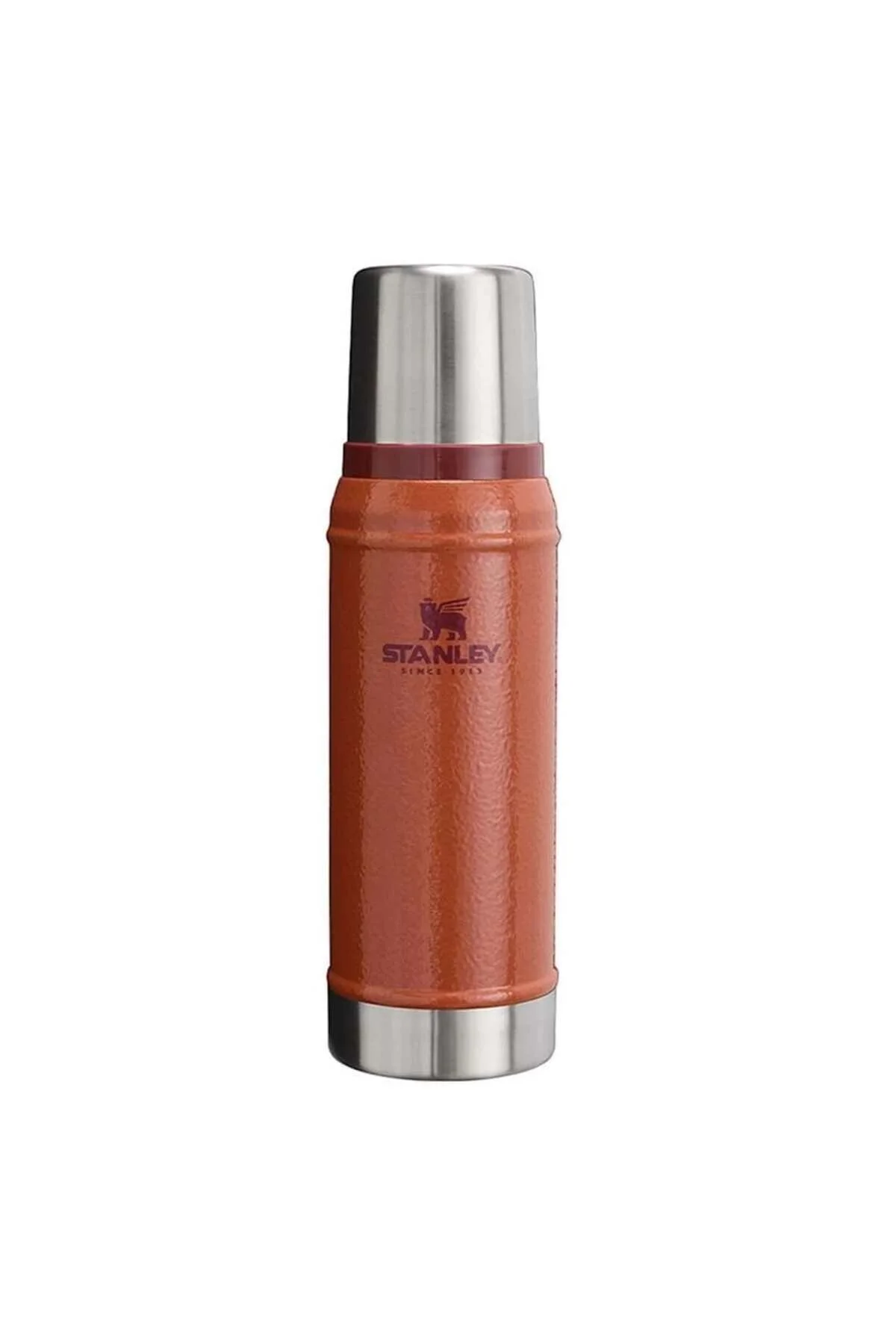 فلاسک جاروبرقی کلاسیک قمقمه قهوه ای 0.75 لیتری اورجینال Stanley