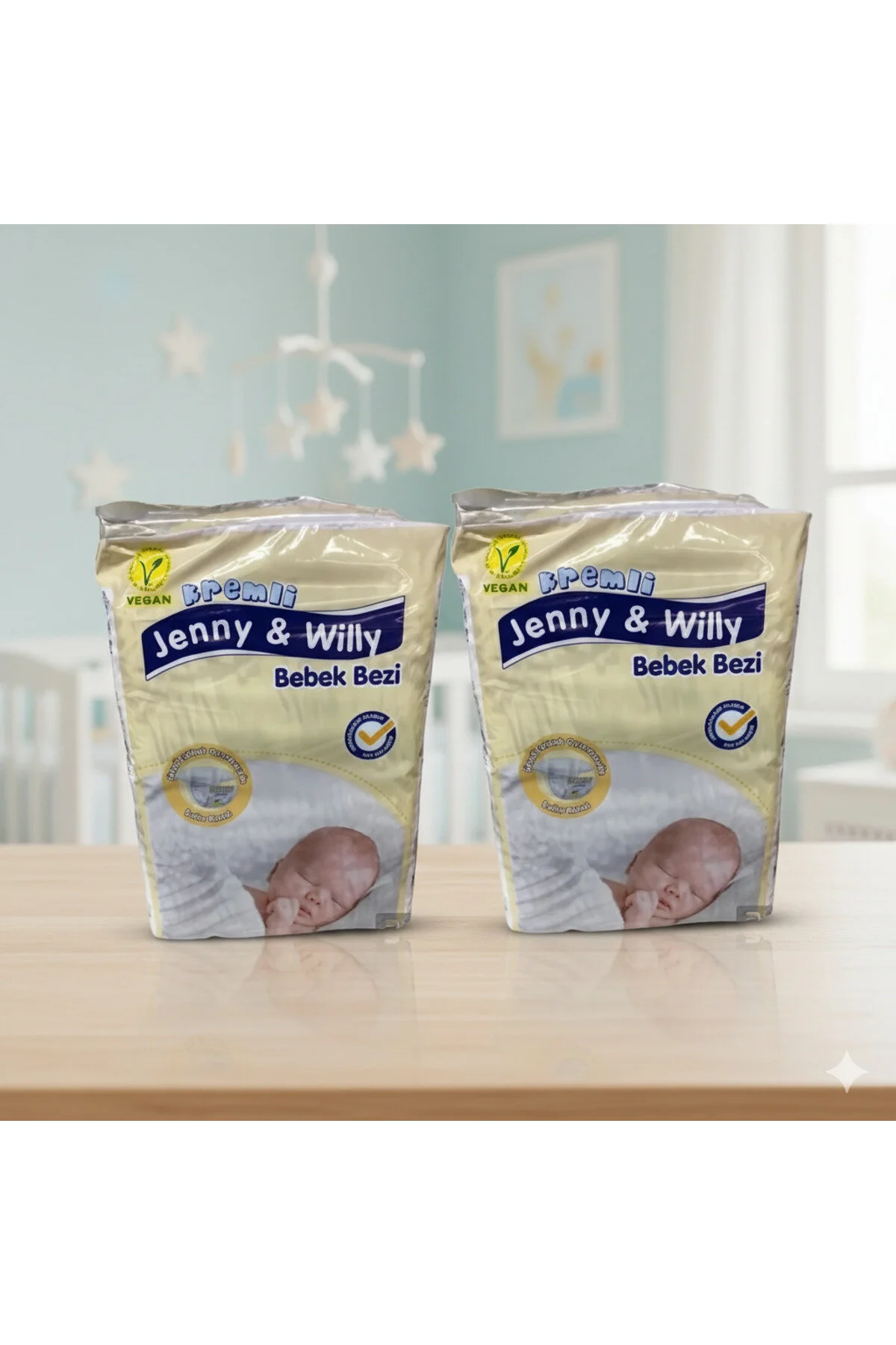 پوشک بچه نوزاد 2 5 کیلوگرمی اکونومی بسته 80 عددی اورجینال Jenny &amp; Willy