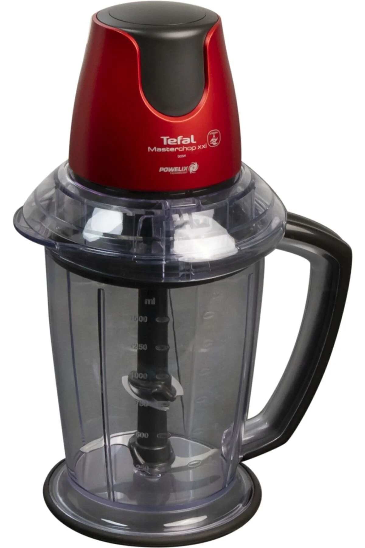 خردکن و غذا ساز قرمز برقی 1500 وات 4 تیغه تفال TEFAL