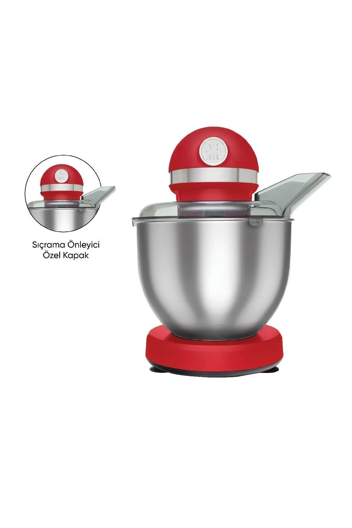میکسر و ست استند سرآشپز MASTERMAID RED 1500W 5 LT اورجینال Karaca