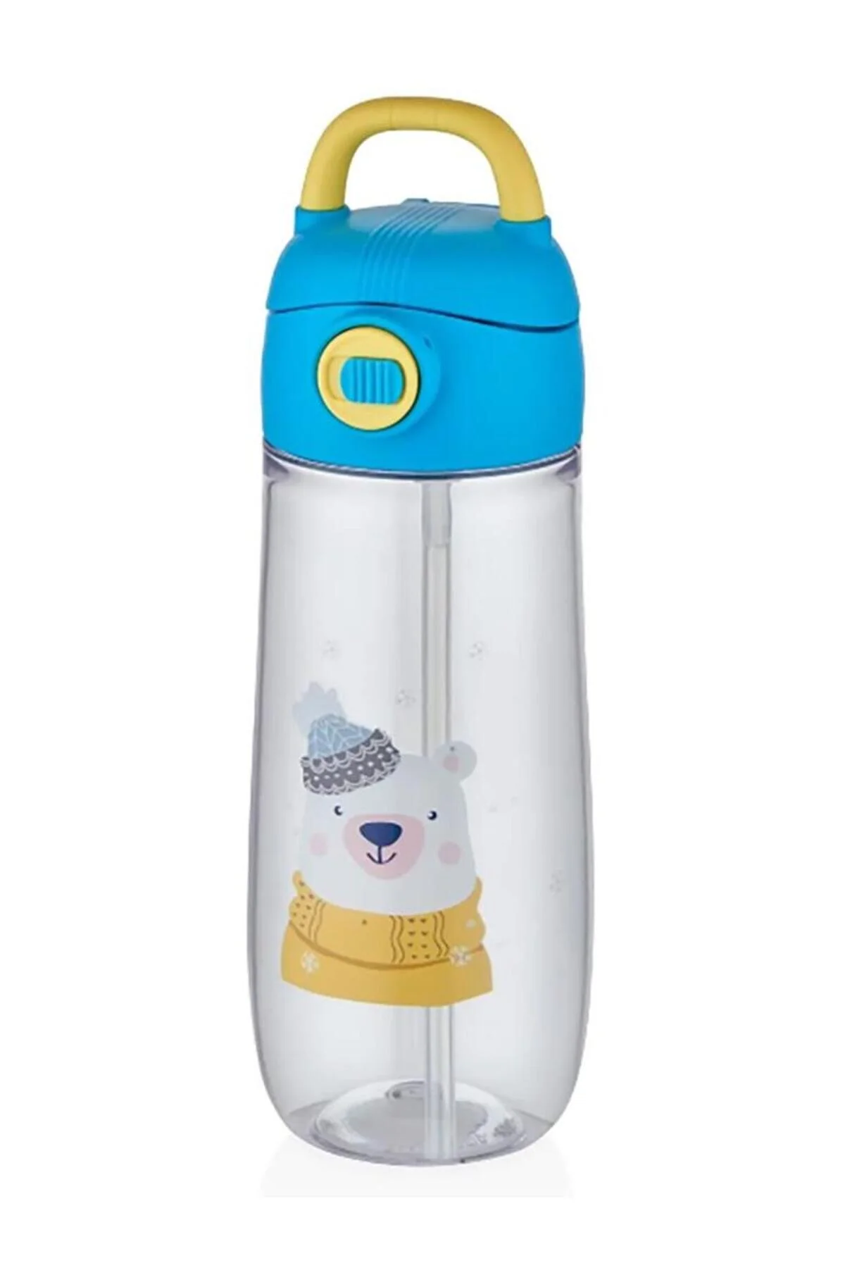 قمقمه و فلاسک دخترانه پسرانه بچگانه 550 ML PIPETIAN PALICED ​​CHILDREN WATER CAT COVER TRANSPORT Vagonlife