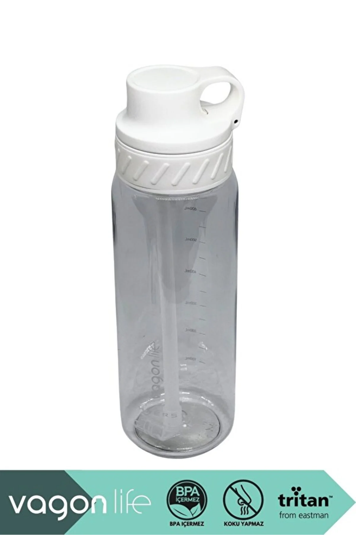 قمقمه و فلاسک VGN047 MATARA 800ML PIPETTET FAILING سفید Vagonlife