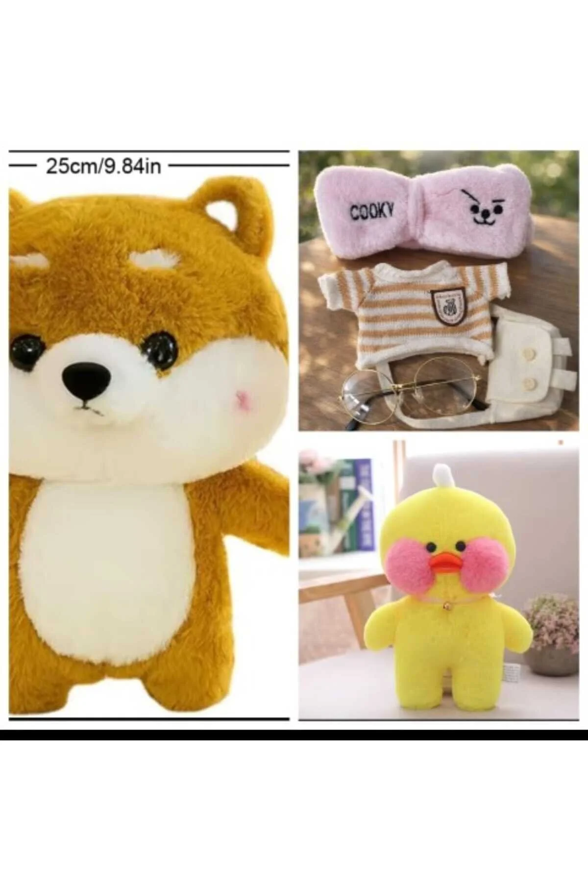 اسباب بازی های پشمی LALAFANFAN KAWAI PLASH TOY DOG ناز و همراه خواب 33 سانتی متر. 1 عدد ارسال می شود. Sekk O