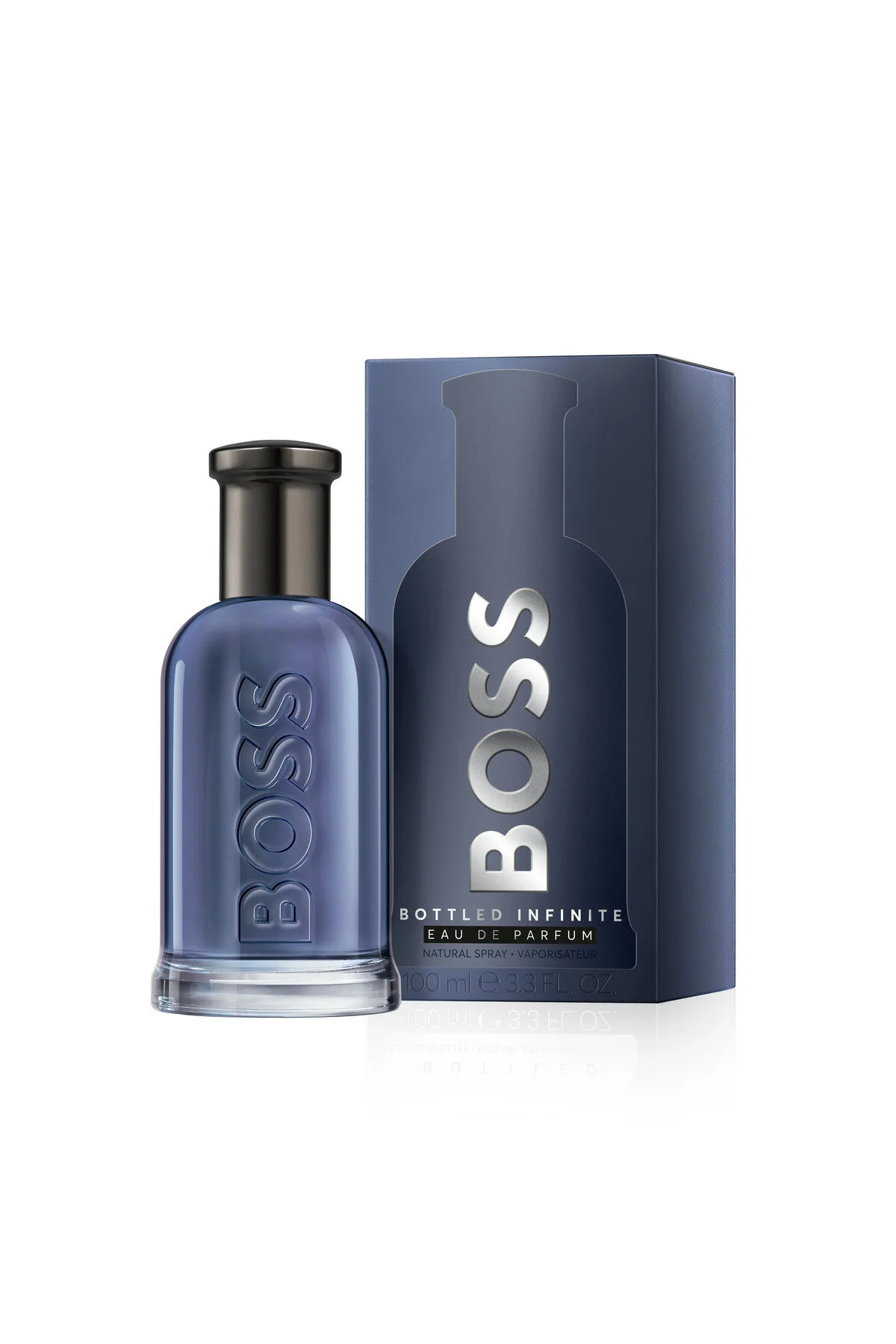عطر سفید مردانه ادوپرفیوم هوگو بوس باتلد اینفینیت 100 میل باس برند آلمان Hugo Boss