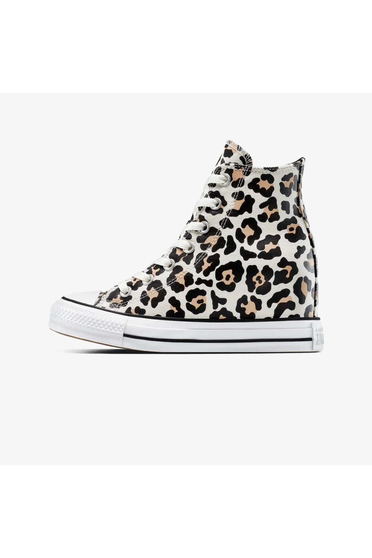اسنیکر کفش کتانی کرم زنانه چاک تیلور ALL STAR PLATFORM WEDGE کانورس Converse