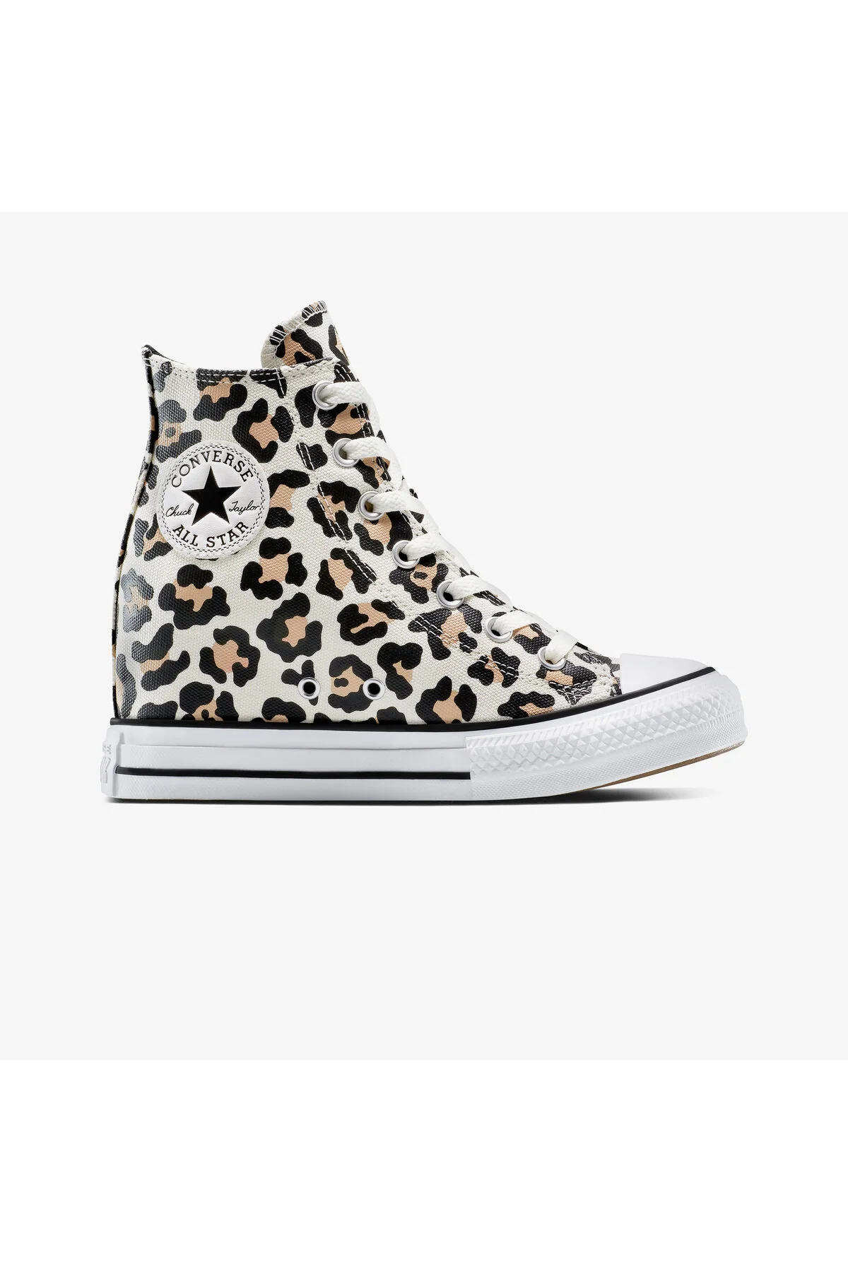 اسنیکر کفش کتانی کرم زنانه چاک تیلور ALL STAR PLATFORM WEDGE کانورس Converse